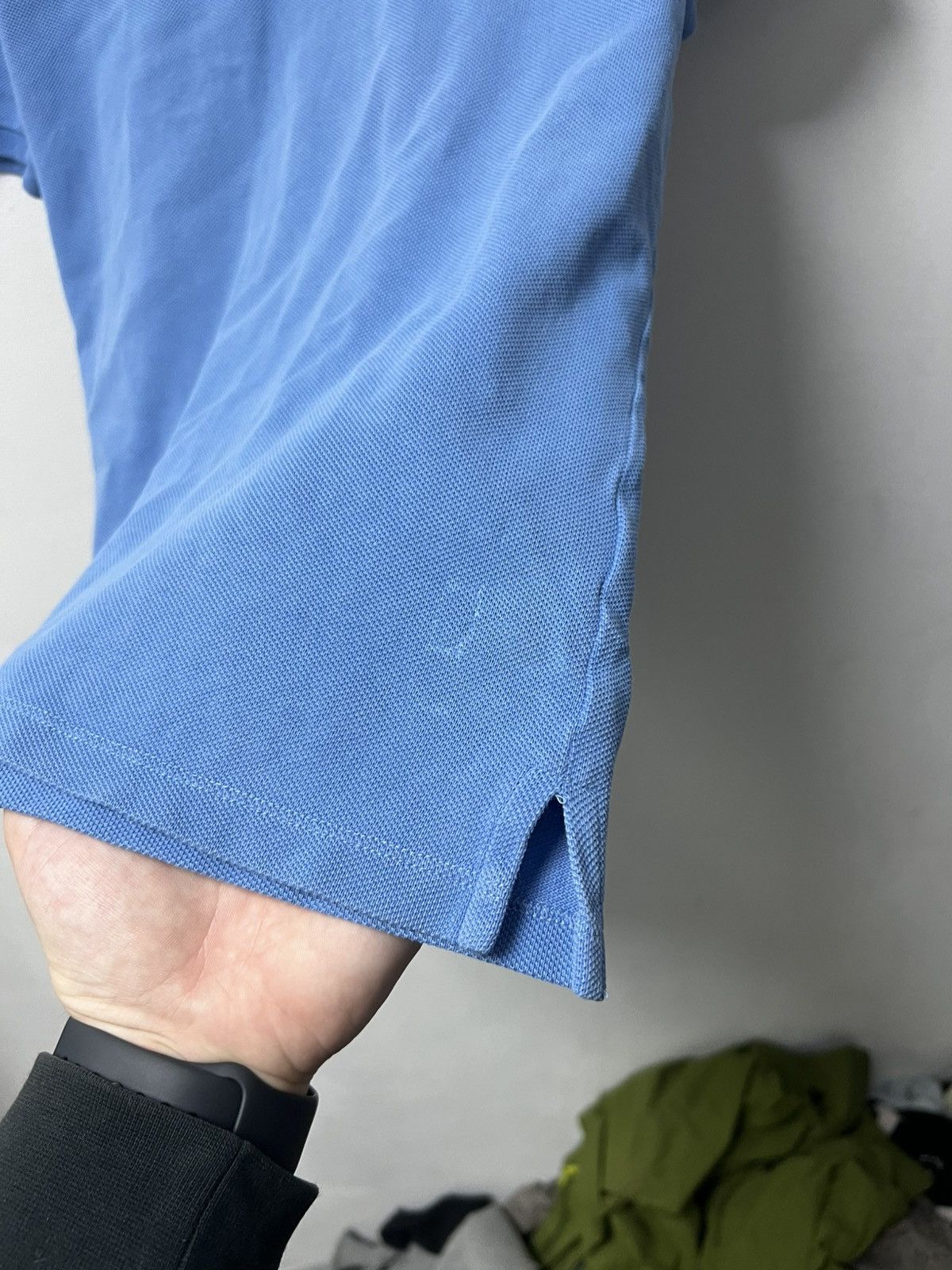 AMI Ami Paris Polo T-shirt Luxury Blue Size L Size US L / EU 52-54 / 3 - 6 Thumbnail