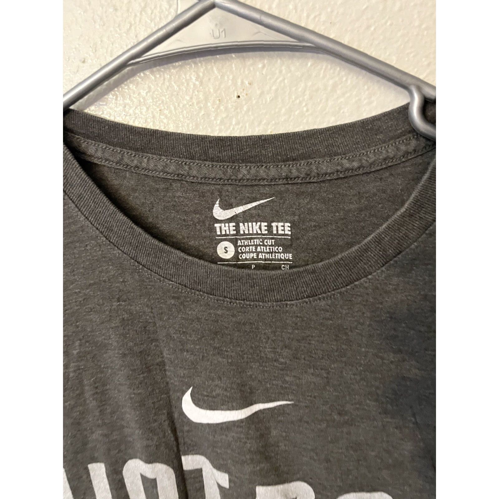 Nike Nike Dri-Fit Tee Mens Gray S T-Shirt Graphic Short Sleeve Regular Fit Basic Logo Athletic Shirt Size US S / EU 44-46 / 1 - 3 Thumbnail