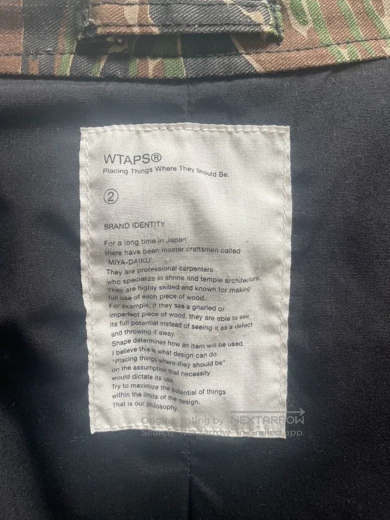 Wtaps Wtaps Tiger Camouflage Jacket Size US M / EU 48-50 / 2 - 7 Thumbnail