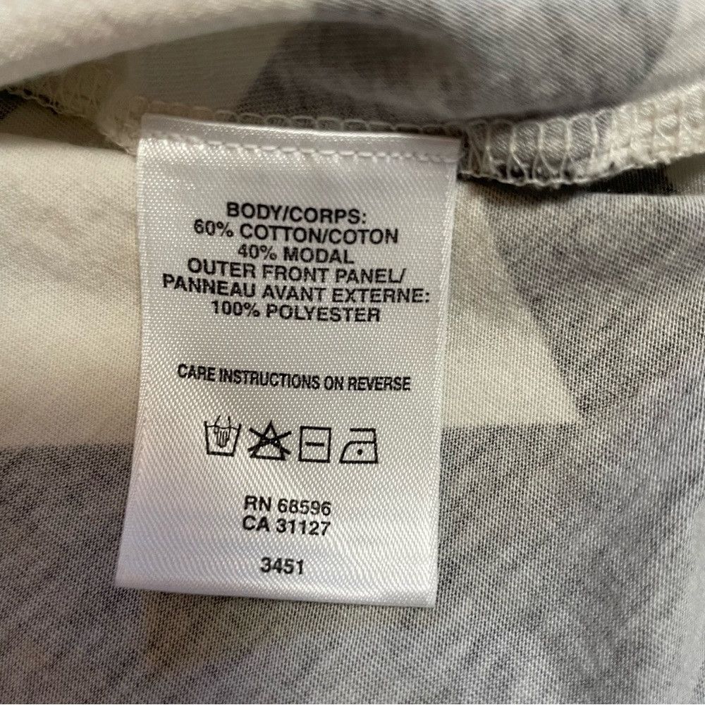 Donna Karan DKNY Logo Long Sleeve Mix Media Front Chiffon Blouse Top Si Size M / US 6-8 / IT 42-44 - 8 Thumbnail