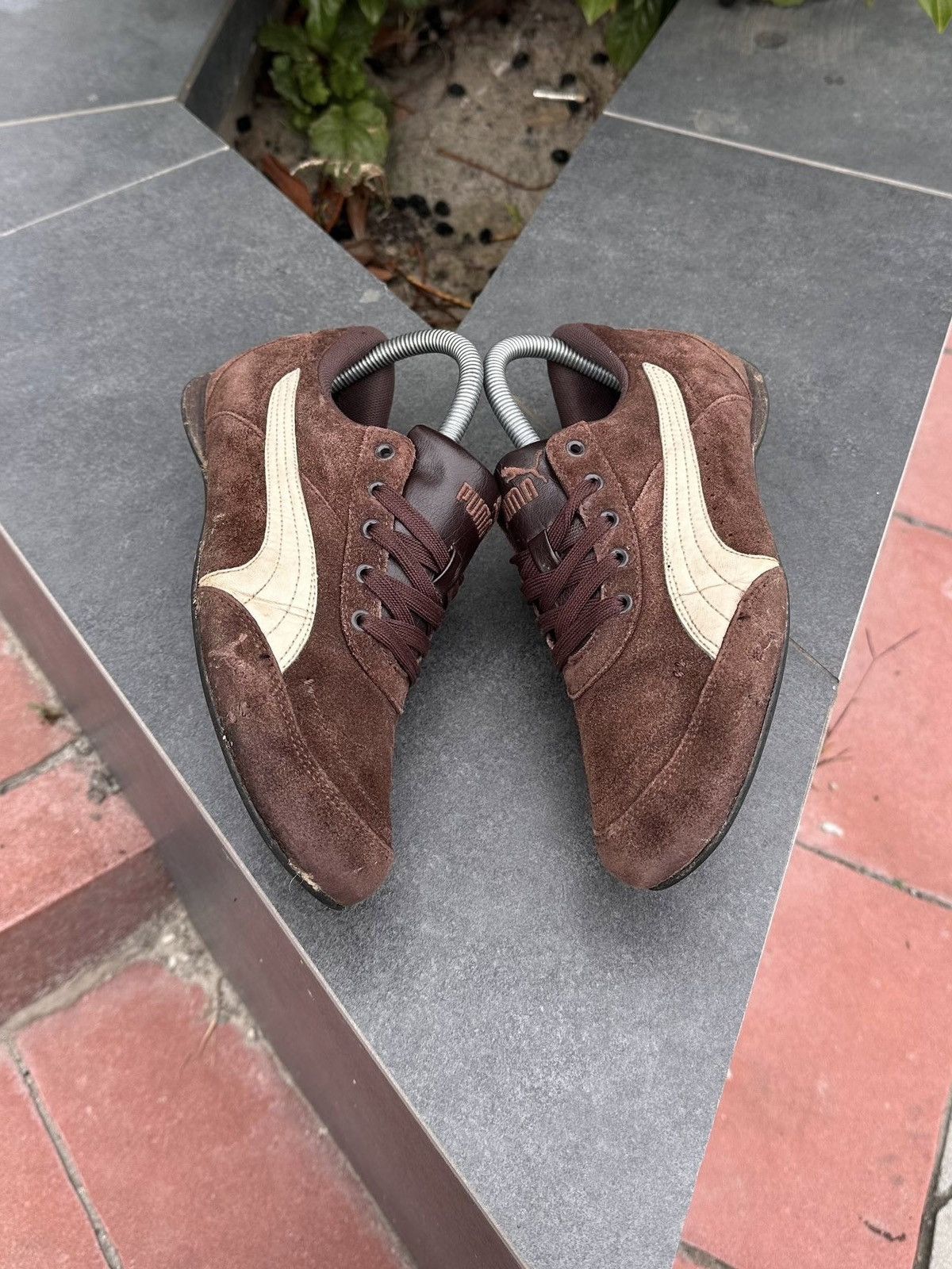 Puma Vintage Puma Speedcat Brown Surde Y2K Sneakers EUR 37 Size US 7 / IT 37 - 9 Thumbnail