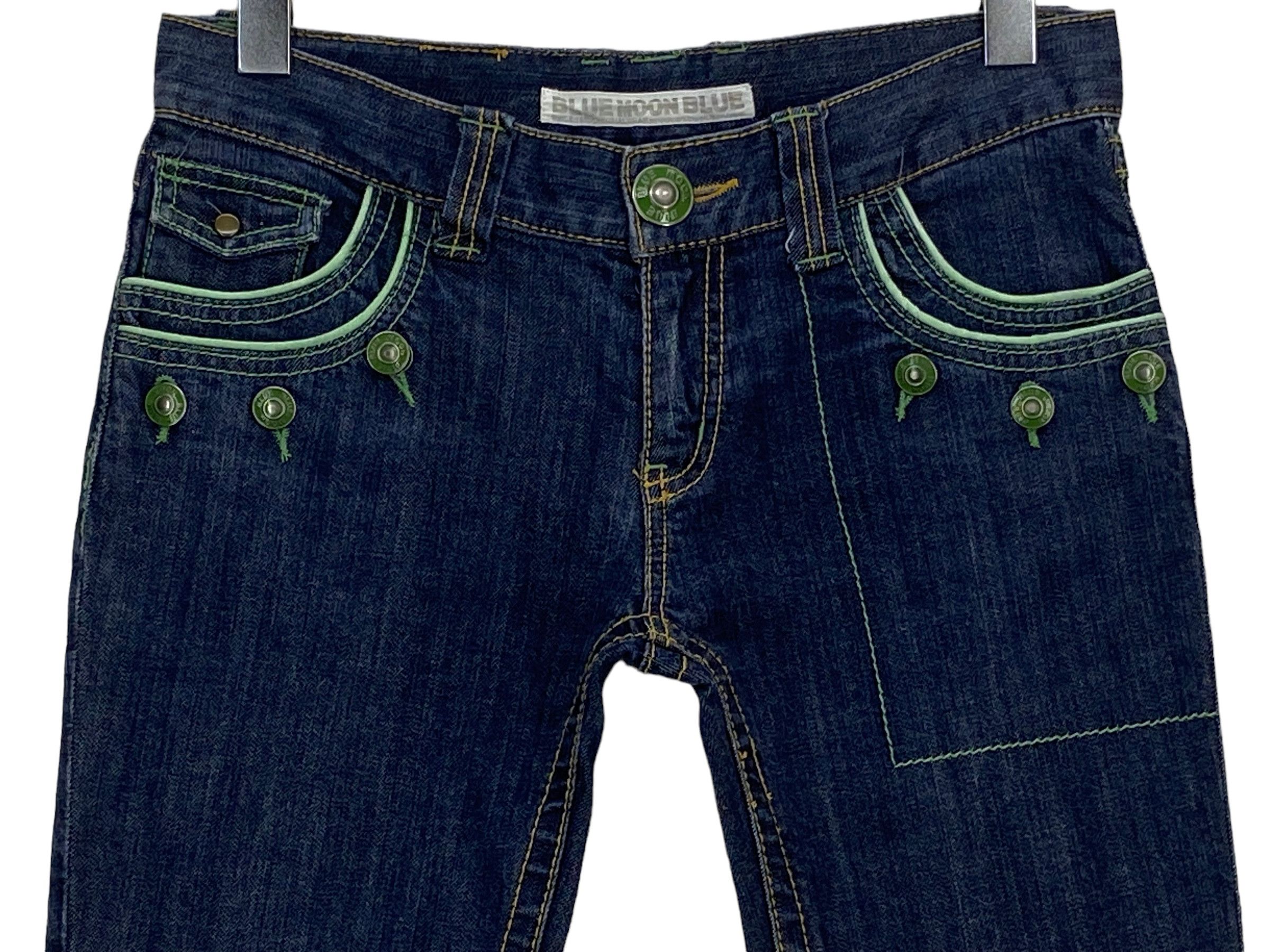 Japanese Brand Blue Moon Blue Japan Denim Jeans Japanese Surf Jeans Pants Size 29" - 3 Thumbnail