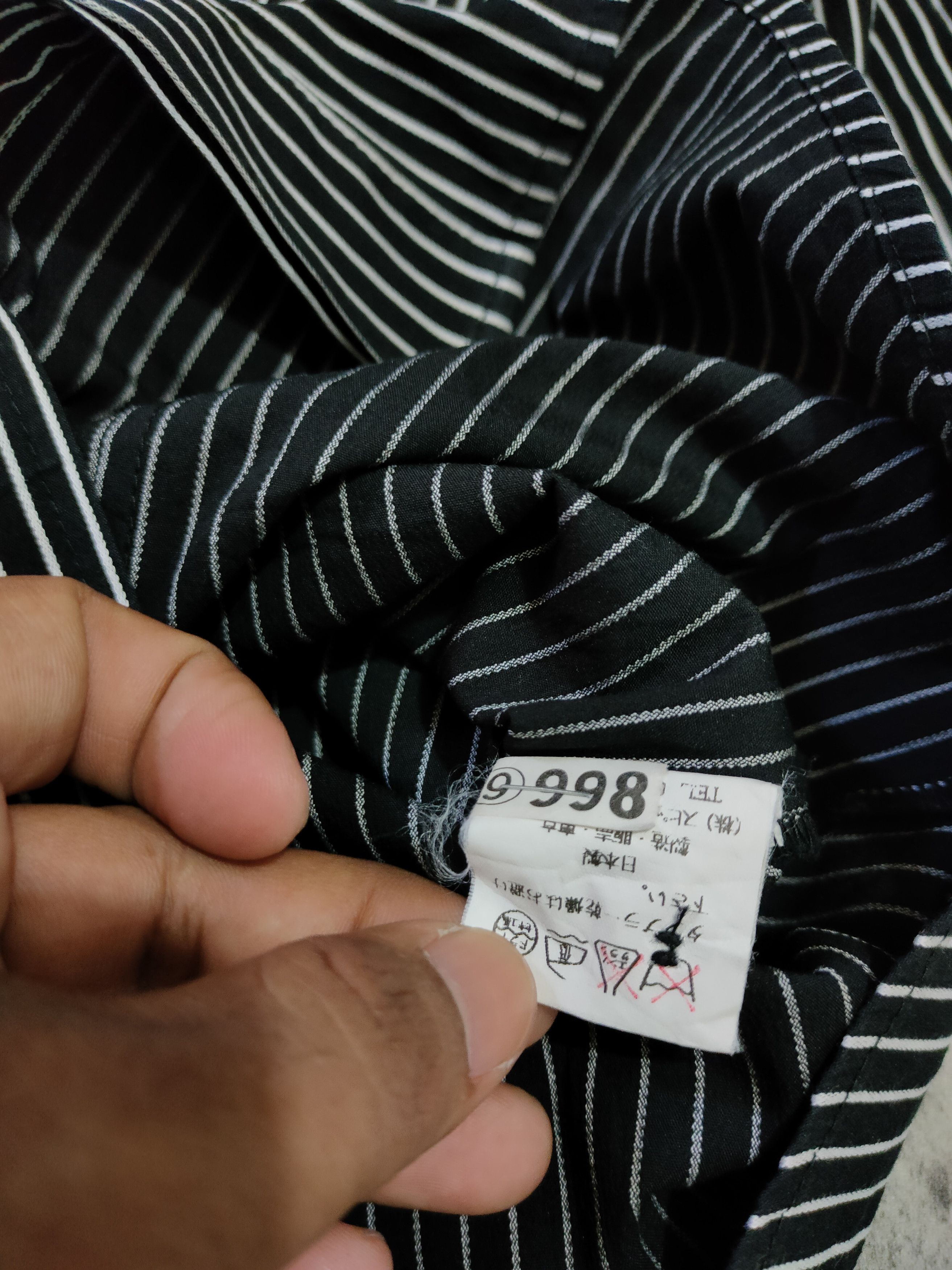 Tornado Mart Tornado Mart strip long shirt Size US M / EU 48-50 / 2 - 9 Thumbnail