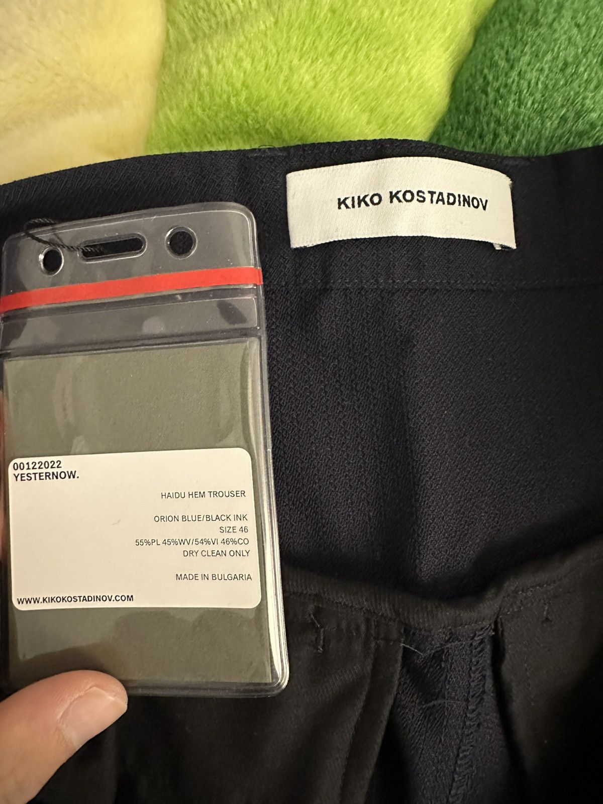 Kiko Kostadinov Navy Haidu Trouses Size US 30 / EU 46 - 4 Thumbnail