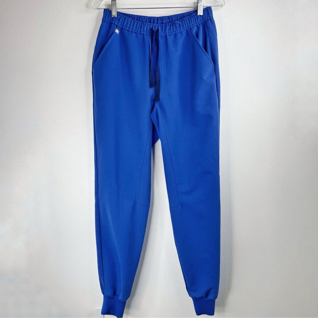Other FIGS Unisex Bright Blue Designer Scrubs Elastic Waist Size M Size US 28 / EU 44 - 2 Thumbnail