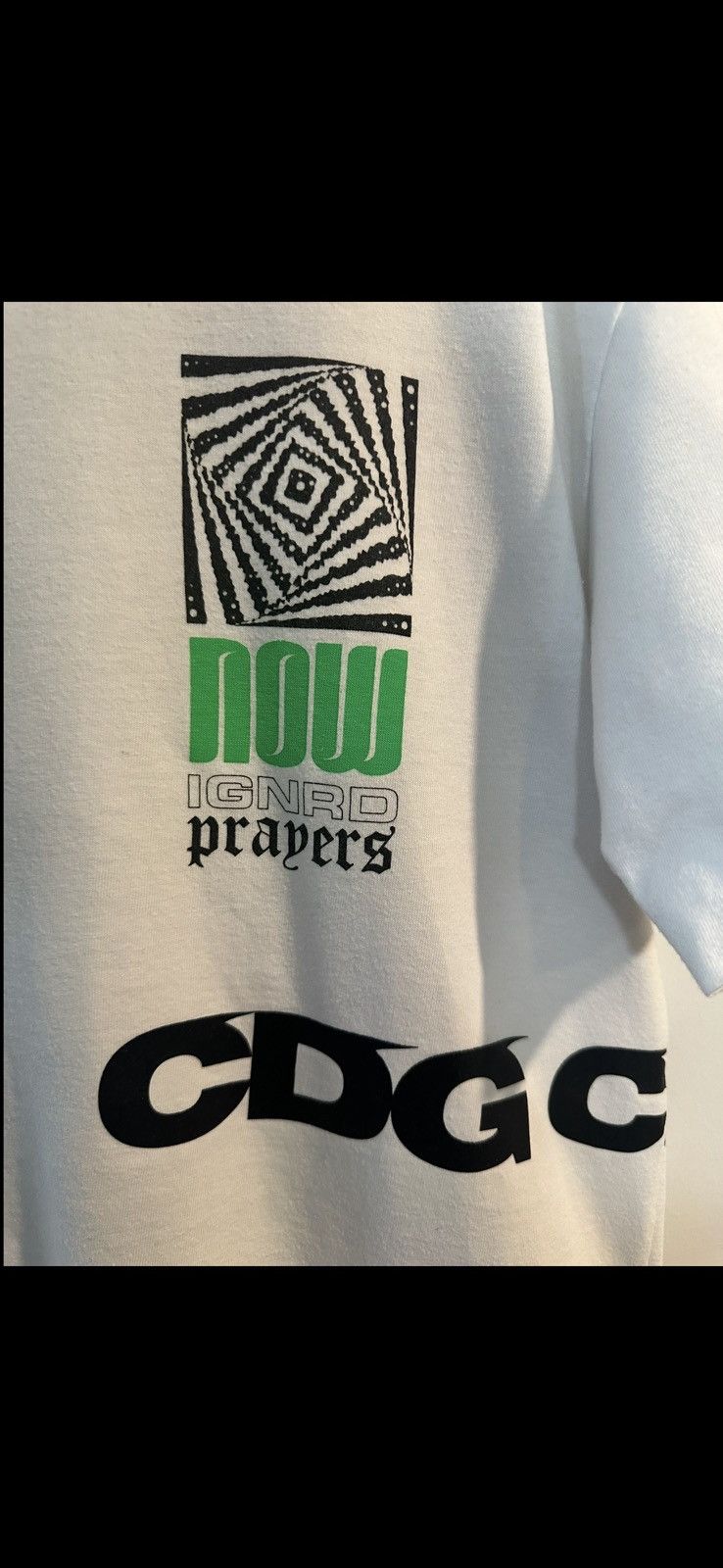 Comme des Garcons Comme de Garçons (CDG) x Ignored Prayers T-shirt Size US XL / EU 56 / 4 - 2 Thumbnail