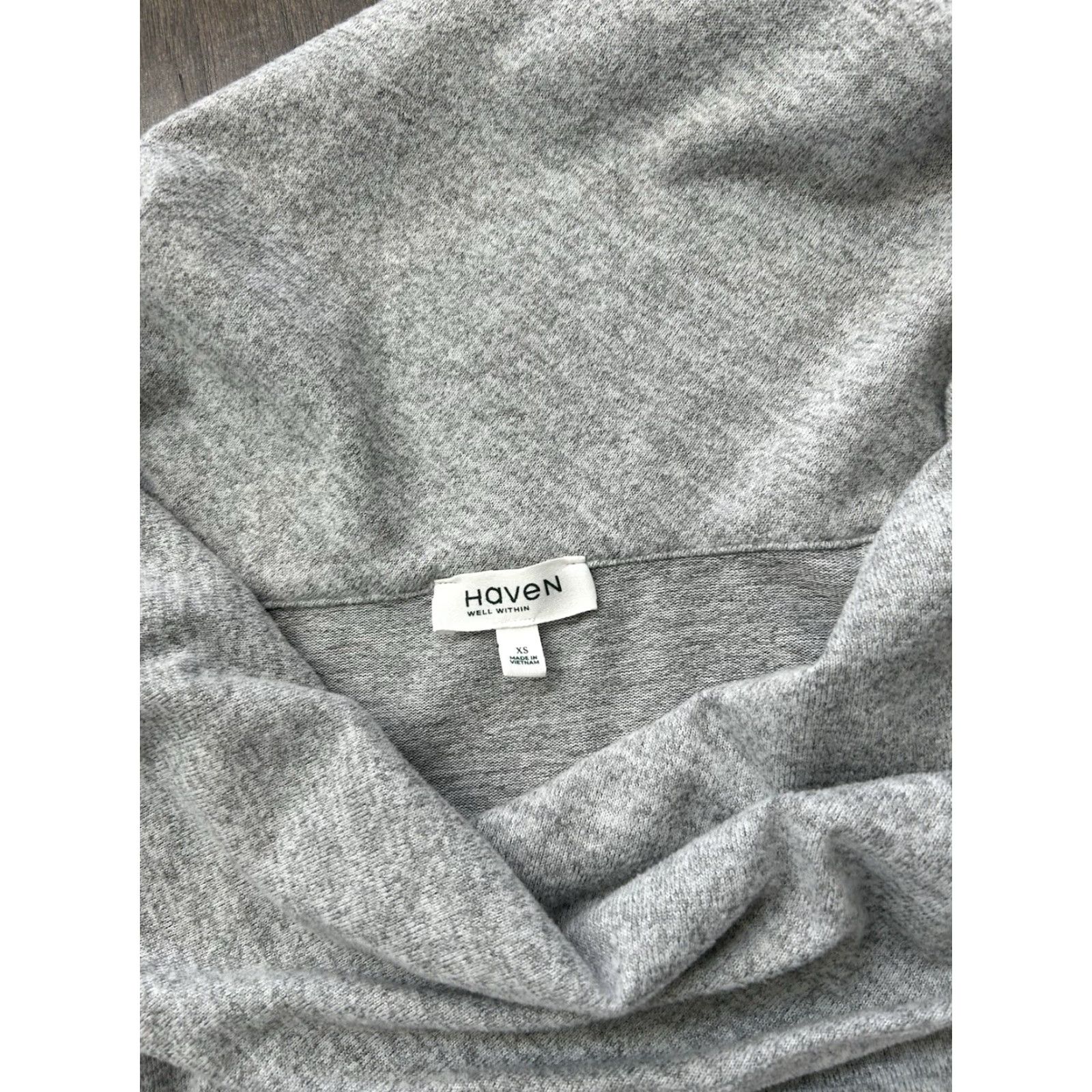 Vintage Haven Lounge Sweatsuit Women’s XS Top S Bottom Gray - Sweatshirt Set Womens XS/S, Lounge Wear, Haven Brand, Gray, 90s? Size S / US 4 / IT 40 - 2 Thumbnail