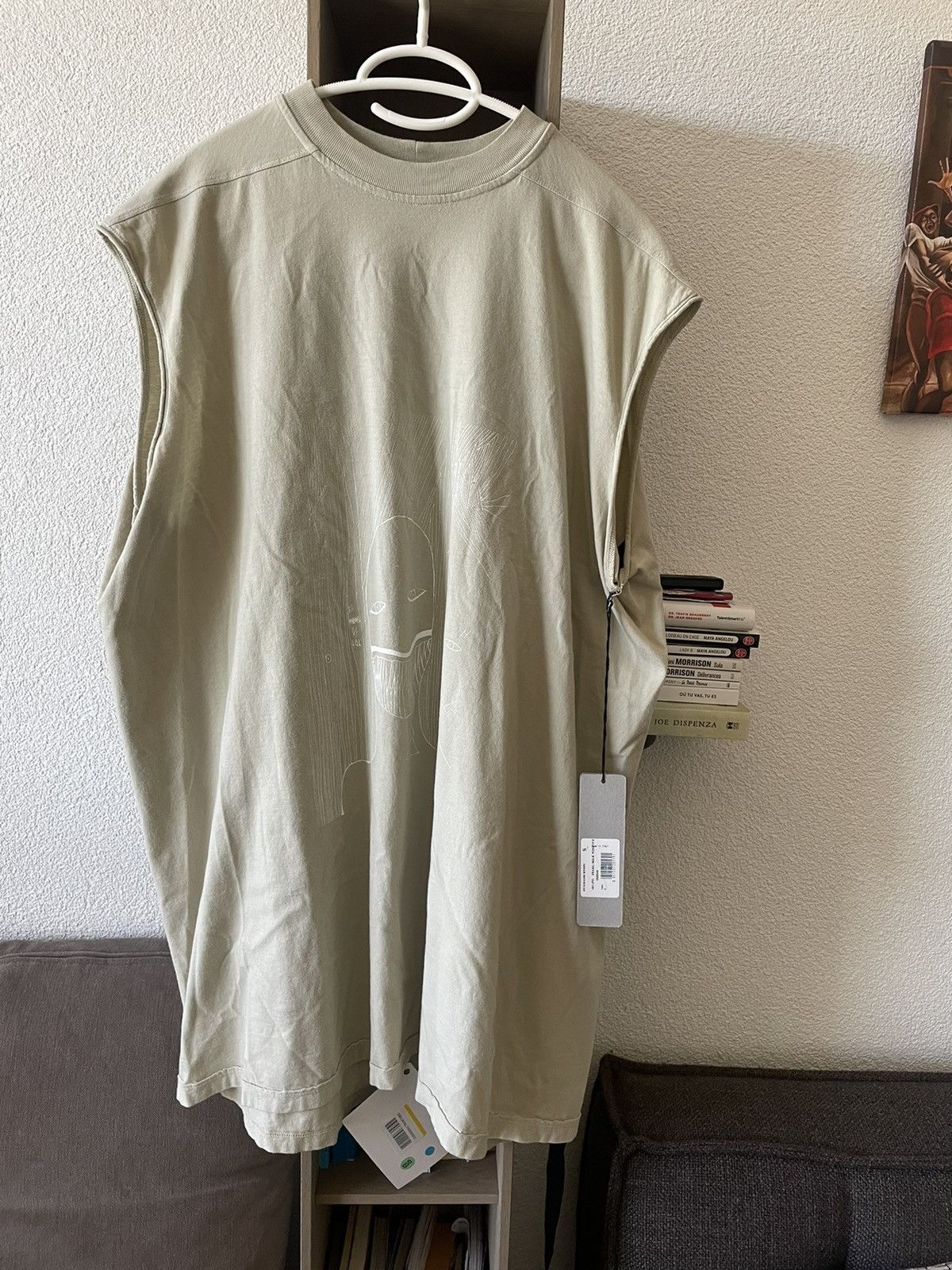 Rick Owens Tank top t shirt,sz S Size US S / EU 44-46 / 1 - 1 Thumbnail
