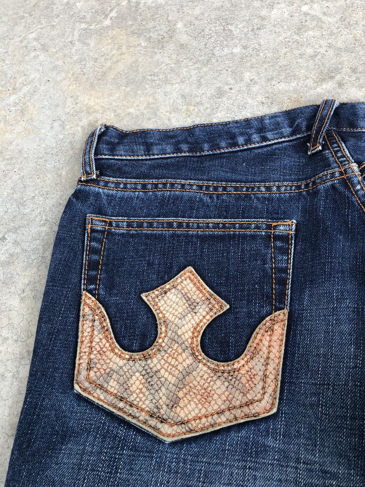 PPFM PPFM Snake Skin Distressed Jeans Size US 32 / EU 48 - 17 Thumbnail
