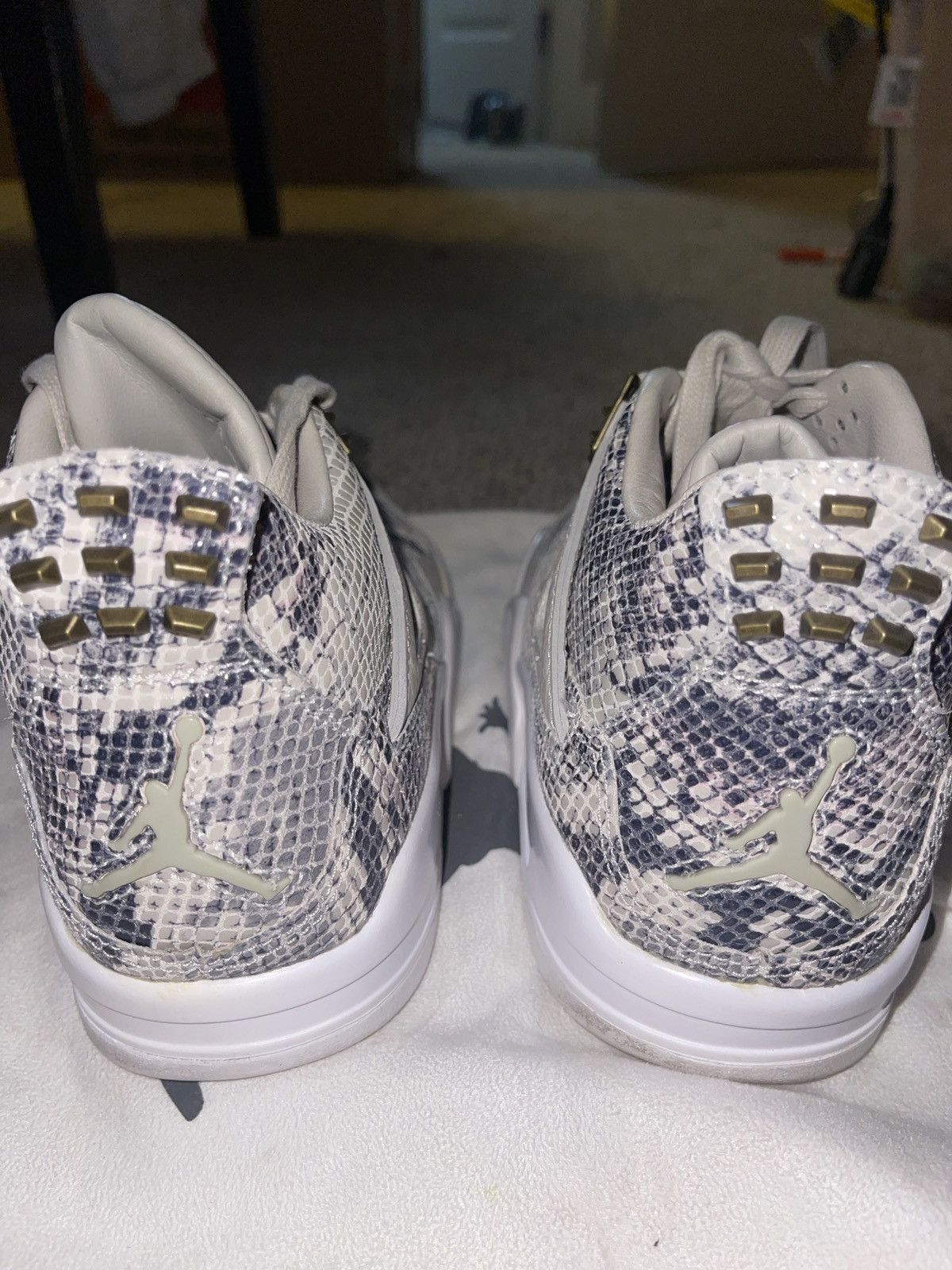 Jordan Brand × Nike Jordan Retro 4 Snakeskin 2016 Premium Size US 8 / EU 41 - 7 Thumbnail