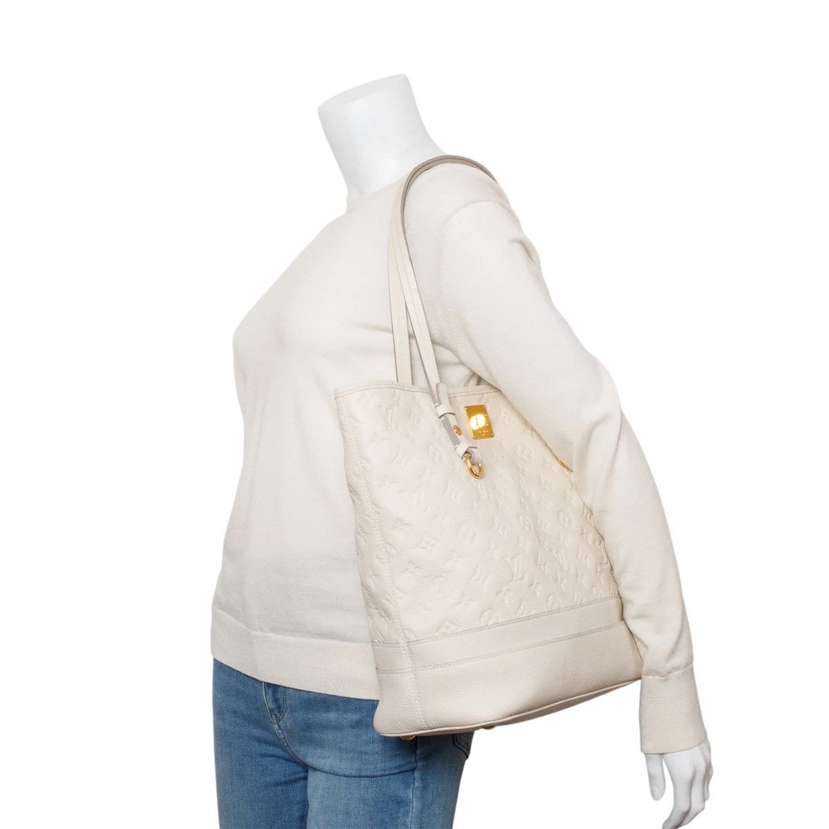 Louis Vuitton LOUIS VUITTON White Empreinte Leather Citadine PM Size ONE SIZE - 2 Thumbnail
