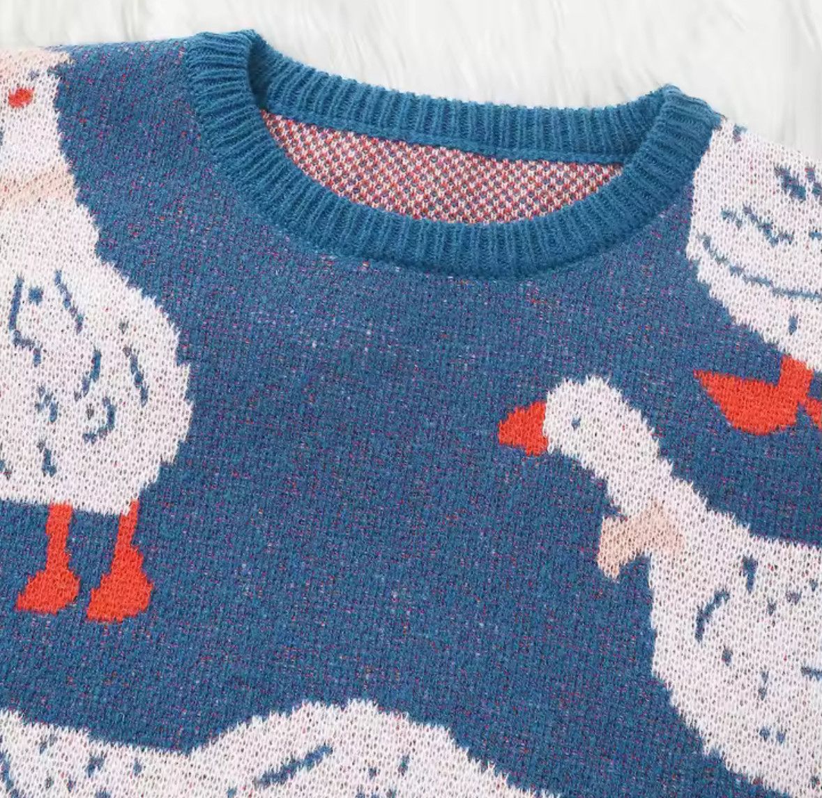 Japanese Brand Streetwear Vintage Cute Duck Sweater Men Women Knitwear Size US M / EU 48-50 / 2 - 3 Thumbnail