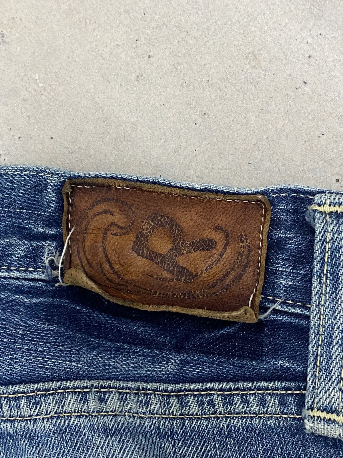 45rpm × Japanese Brand Vintage 45 RPM Archive Japan Jeans Light Mud Dirty Washed Size US 31 - 15 Thumbnail