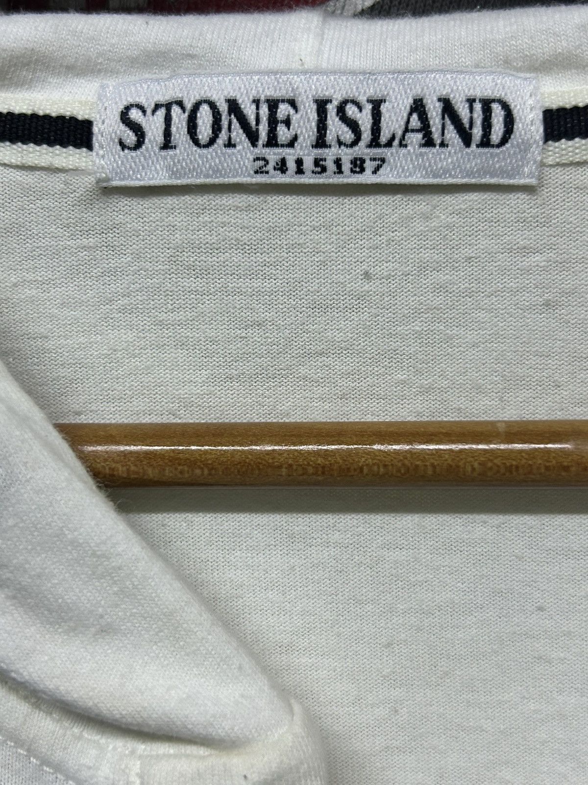 Stone Island vintage striped stone island hoodie Size US L / EU 52-54 / 3 - 9 Thumbnail