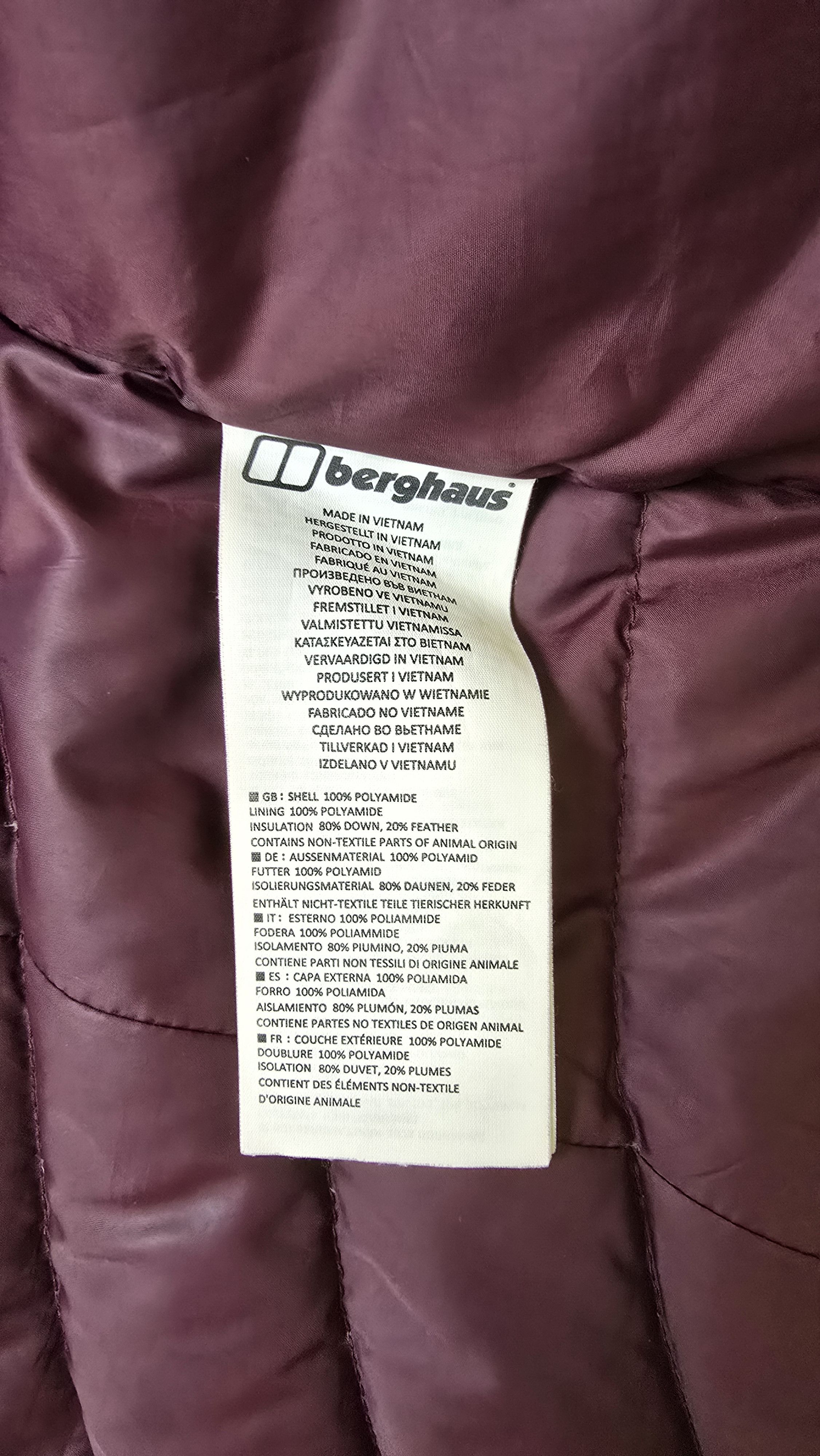 Berghaus 600 Hydro Down Puffer Jacket Size M / US 6-8 / IT 42-44 - 10 Thumbnail