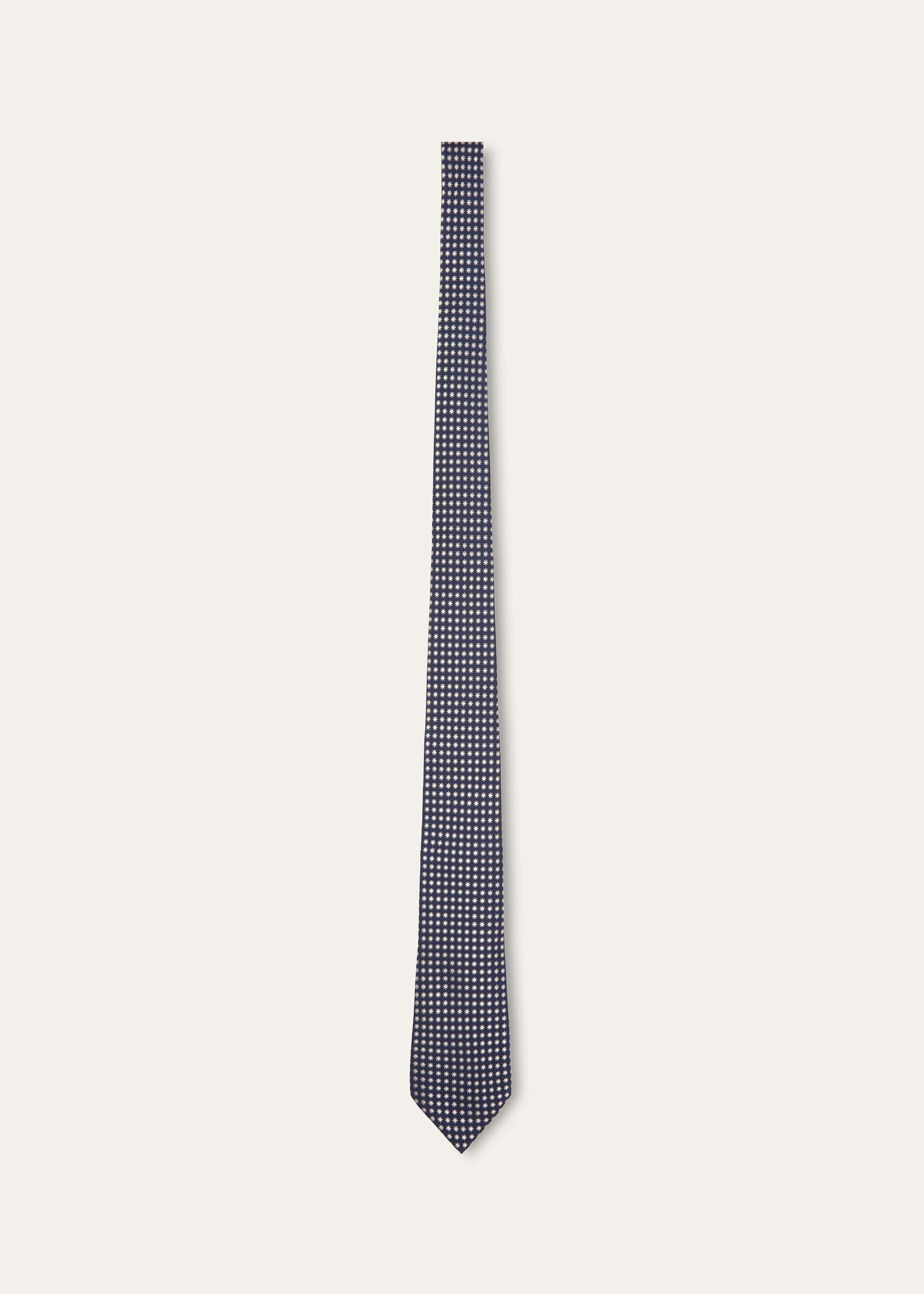 Loro Piana os11x0426 FAQ9149 Size: OS / Yale Tie in Navy Sand Size ONE SIZE - 1 Thumbnail