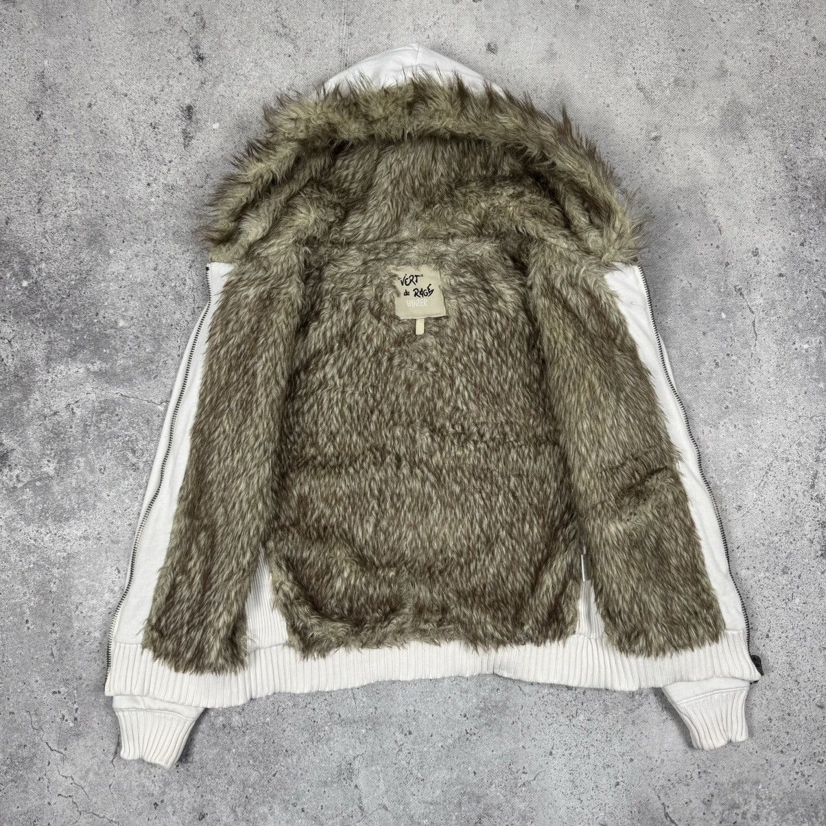 Japanese Brand Vintage Japanese Brand Y2K LGB Style Faux Fur Zip Hoodie Size L / US 10 / IT 46 - 11 Thumbnail