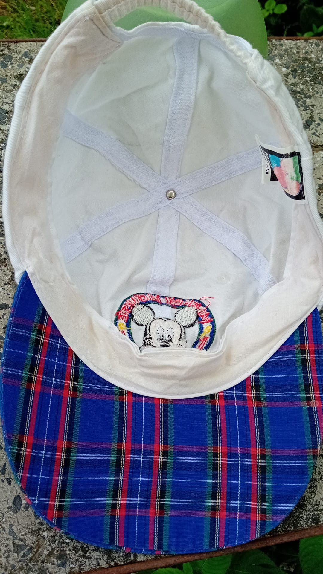 Disney × Mickey Mouse × Vintage Mickey Mouse Disney Vintage Mickey Unlimited Plaid Brim Hat Size ONE SIZE - 6 Thumbnail