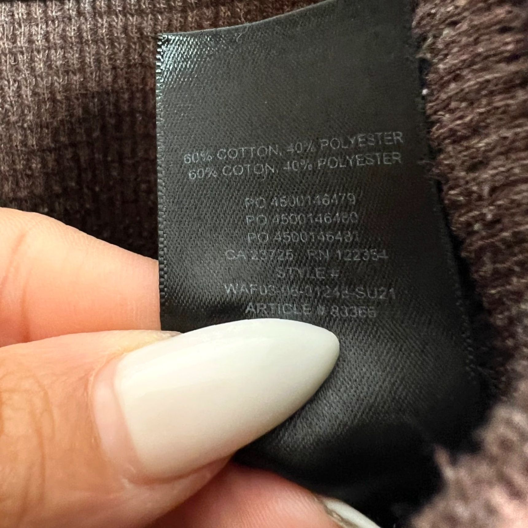 TNA Tna Womens Brown Ribbed Knit Lounge Pants XS Wide Leg Shirt? Size 26" / US 2 / IT 38 - 4 Thumbnail