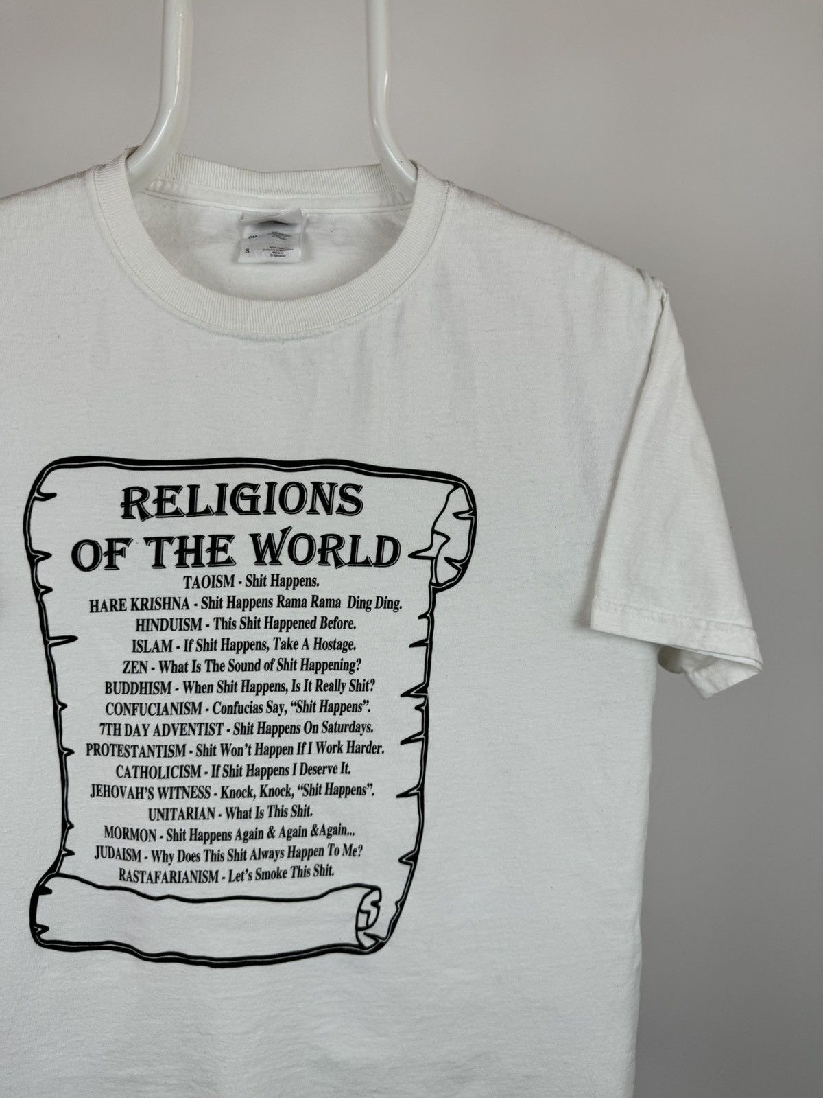 Other Vintage Funny Tee Religions Of The World Size US S / EU 44-46 / 1 - 2 Thumbnail