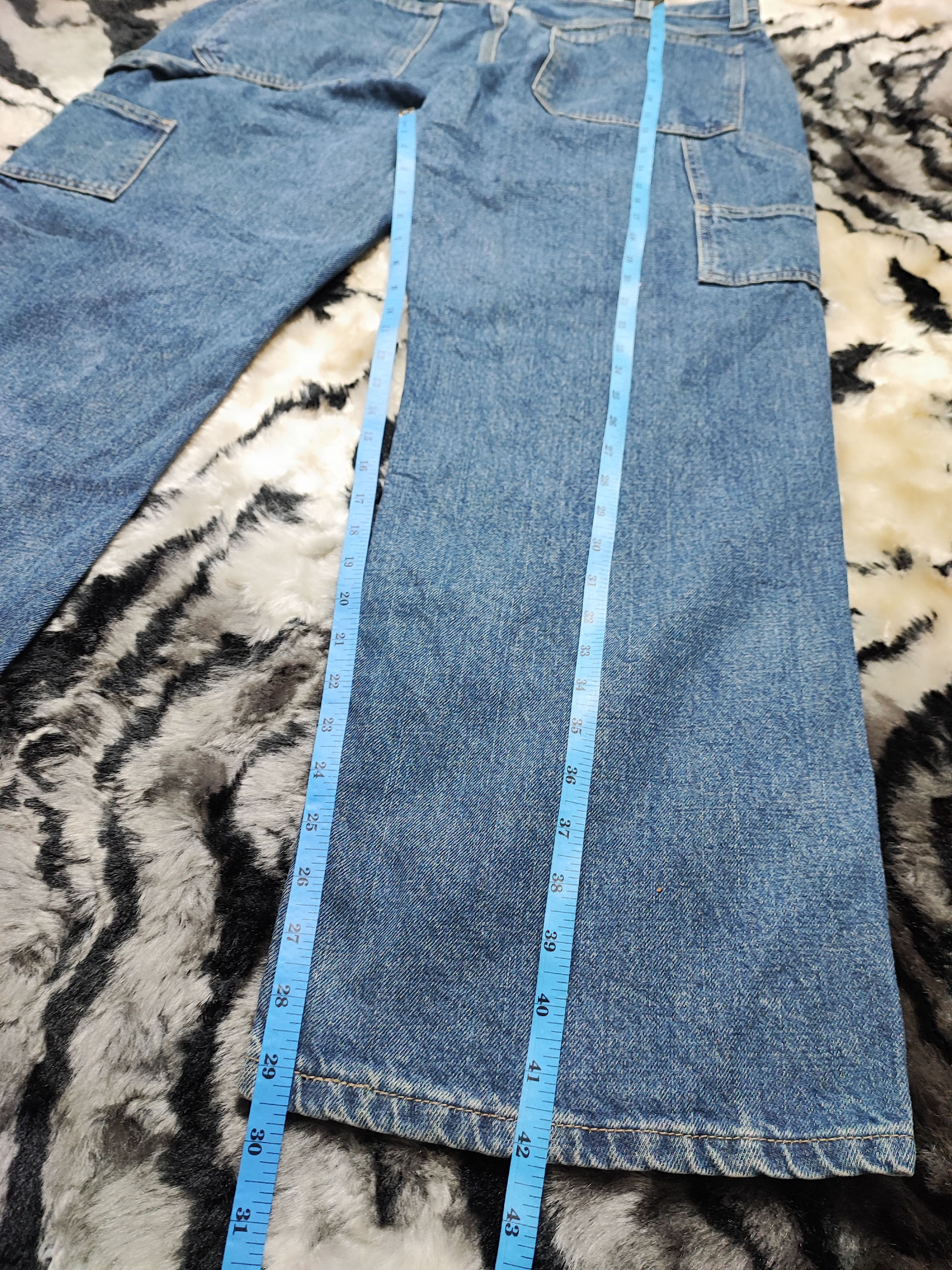 Faded Glory × Vintage Crazy Vintage Baggy Carpenter Jeans Size US 38 / EU 54 - 16 Thumbnail