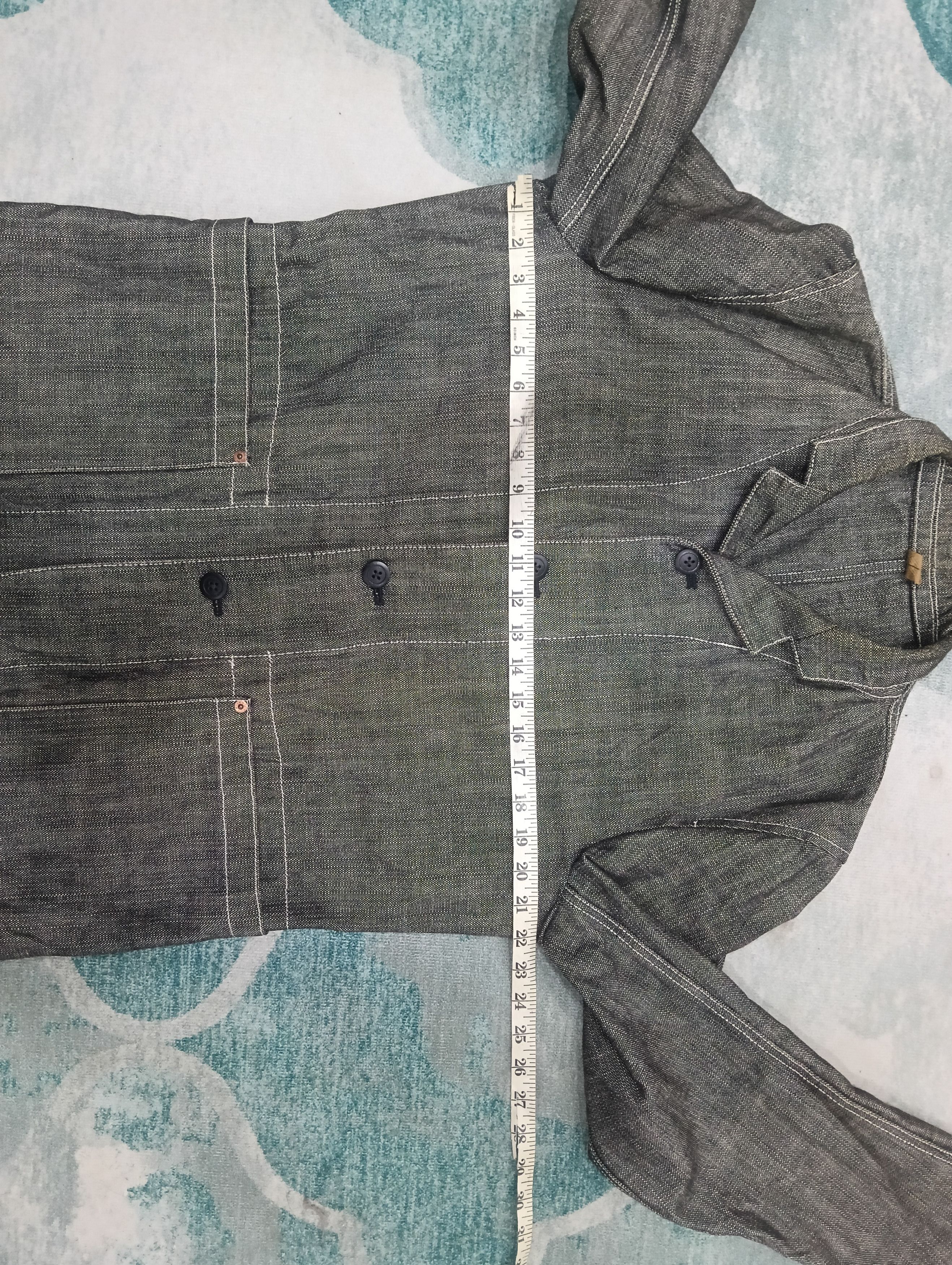14th Addiction × Beauty Beast × Japanese Brand Hiromichi Nakano Like Indigo Shawl Collar Size US L / EU 52-54 / 3 - 16 Thumbnail