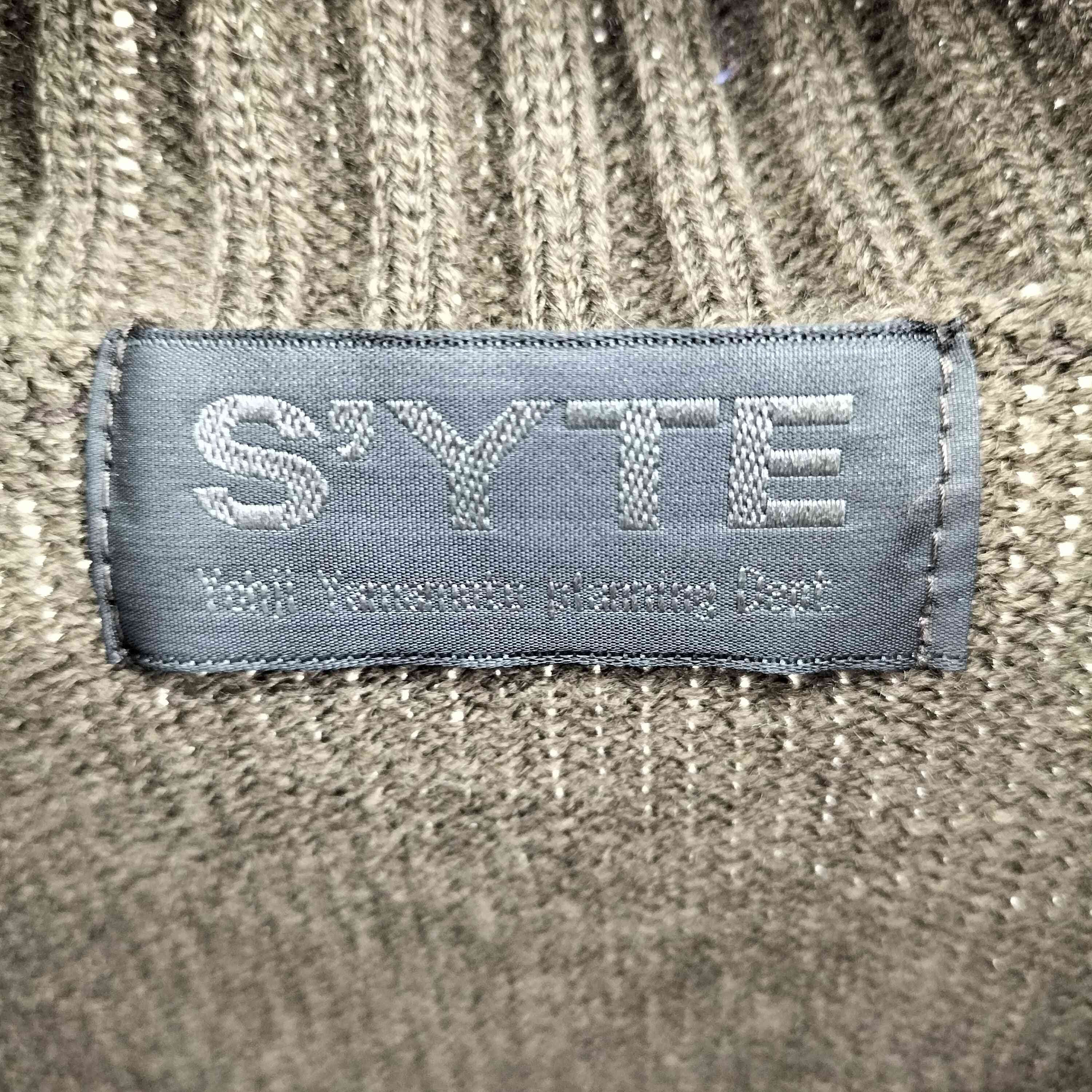 Yohji Yamamoto syte by Yohji Yamamoto WOOL DAMAGE V NECK PULLOVER Size US XXL / EU 58 / 5 - 6 Thumbnail