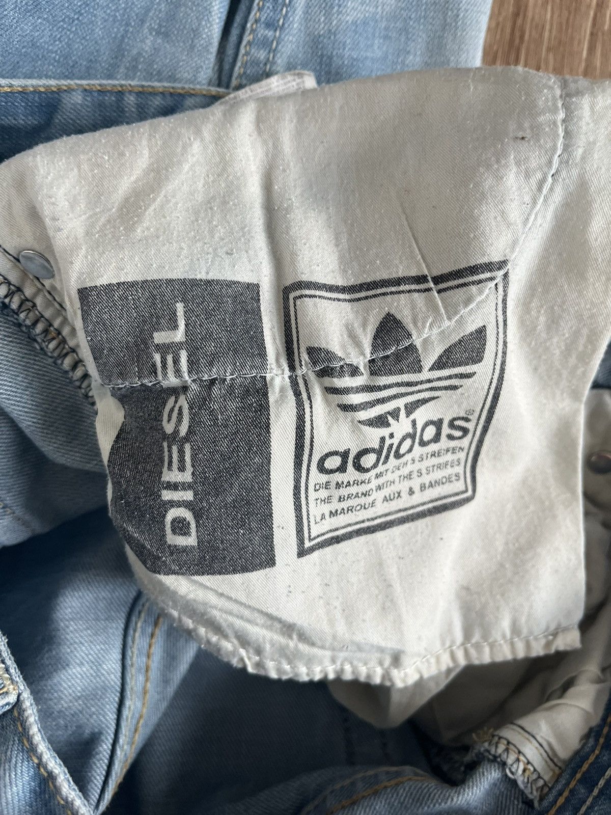 Adidas × Diesel Adidas x diesel very rare jorts archive swag designer y2k Size US 32 / EU 48 - 11 Thumbnail