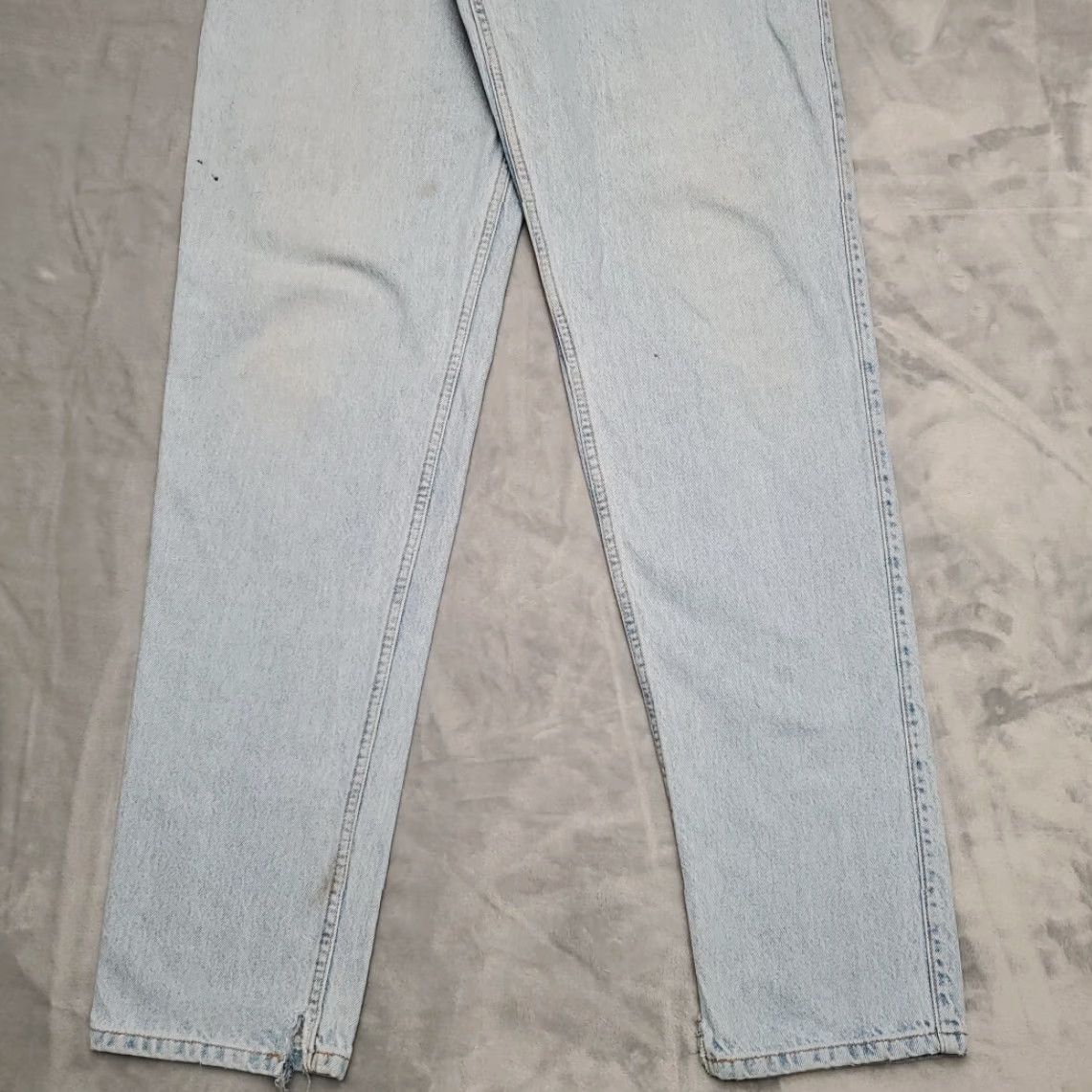 Denime VTG Levi's Jeans Men 34x38 Blue 545 Denim Loose Fit Straight Leg 90s Mens Size US 34 / EU 50 - 2 Thumbnail