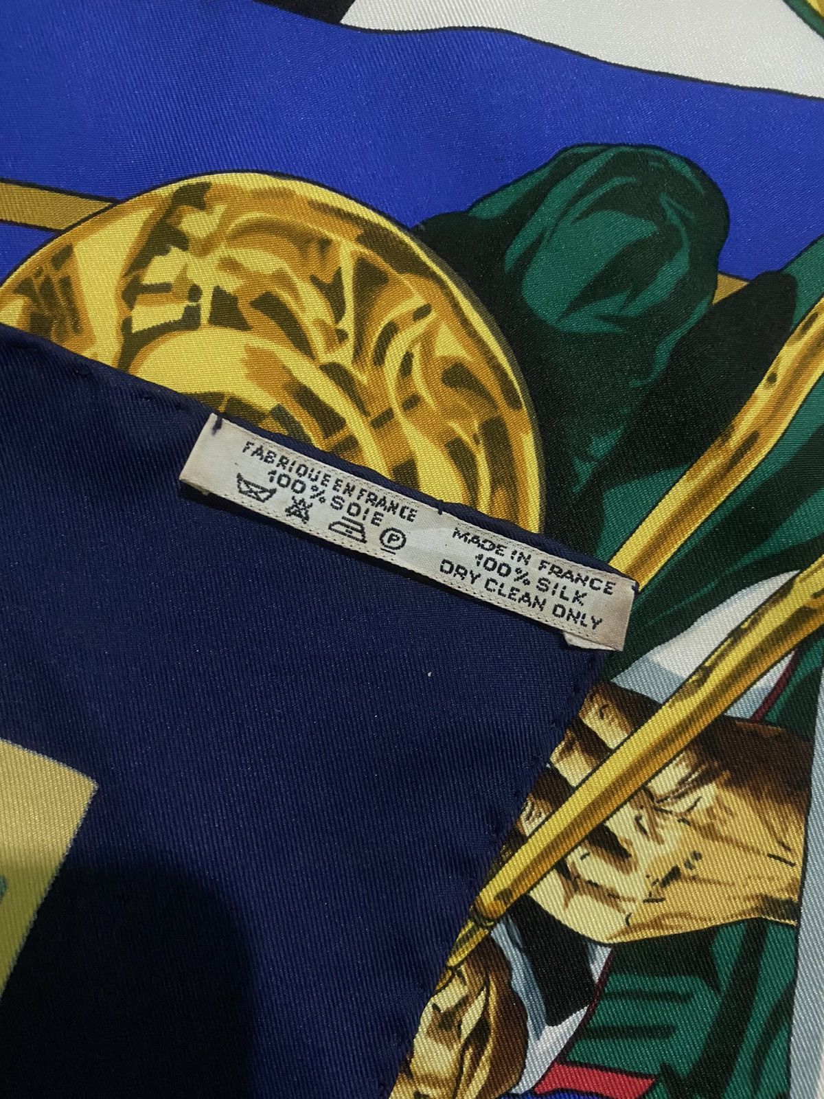 Hermes Vintage 90’s Hermes by Loic Dubigeon Silk 90 Scarf Size ONE SIZE - 4 Thumbnail