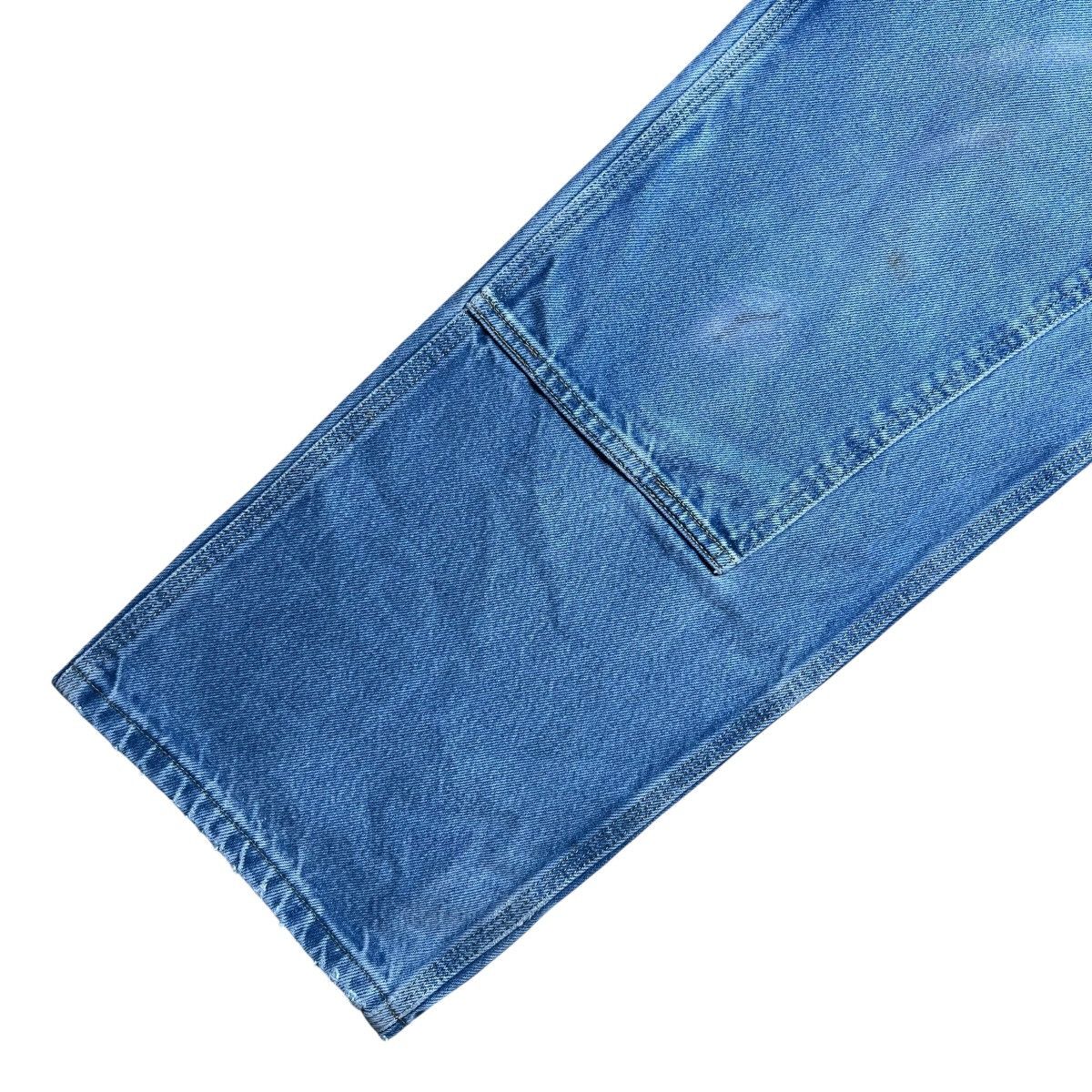Carhartt 2000s Carhartt Denim Double Knee Carpenter Dungaree Pants Size US 35 - 10 Thumbnail