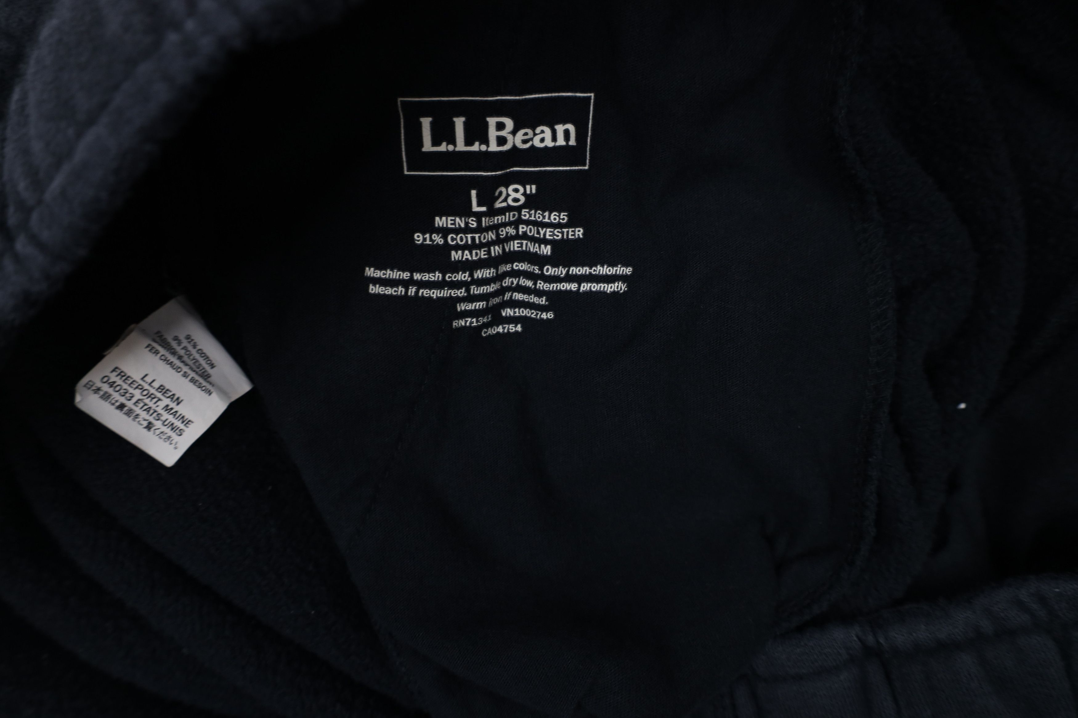 L.L. Bean × Vintage Vintage LL Bean Heavyweight Sweatpants Joggers Pants Black Size US 36 / EU 52 - 9 Thumbnail