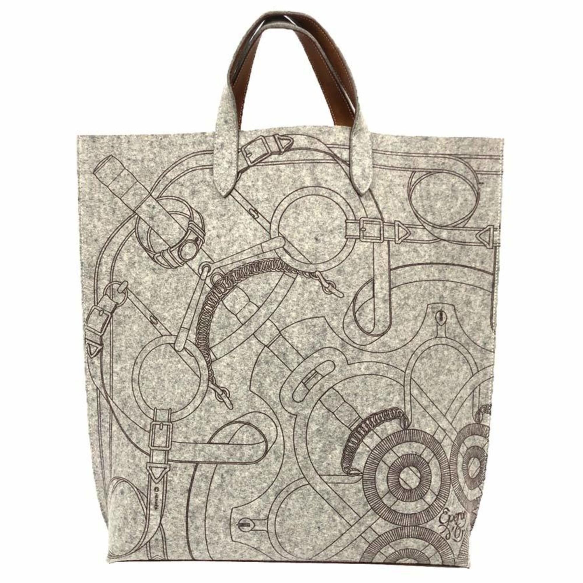 Hermes Hermes Calimi GM Tote Bag □L stamp (2008 production) Gray Size ONE SIZE - 1 Thumbnail