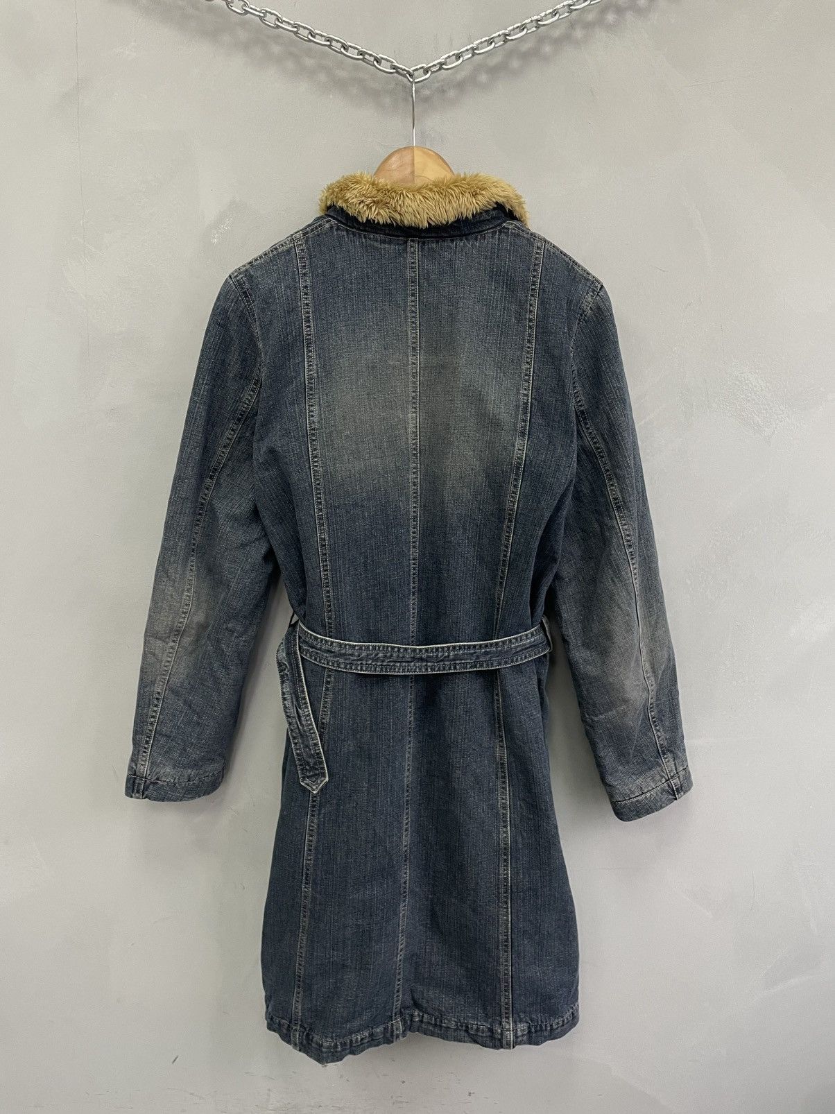 If Six Was Nine Rare denim Diesel style long coat hype if six was nine y2k Size US M / EU 48-50 / 2 - 7 Thumbnail