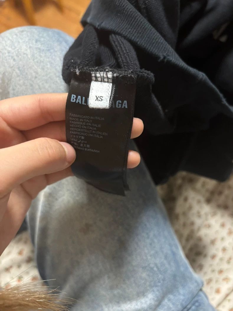Balenciaga Balenciaga Black Hoodie Size US XS / EU 42 / 0 - 4 Thumbnail