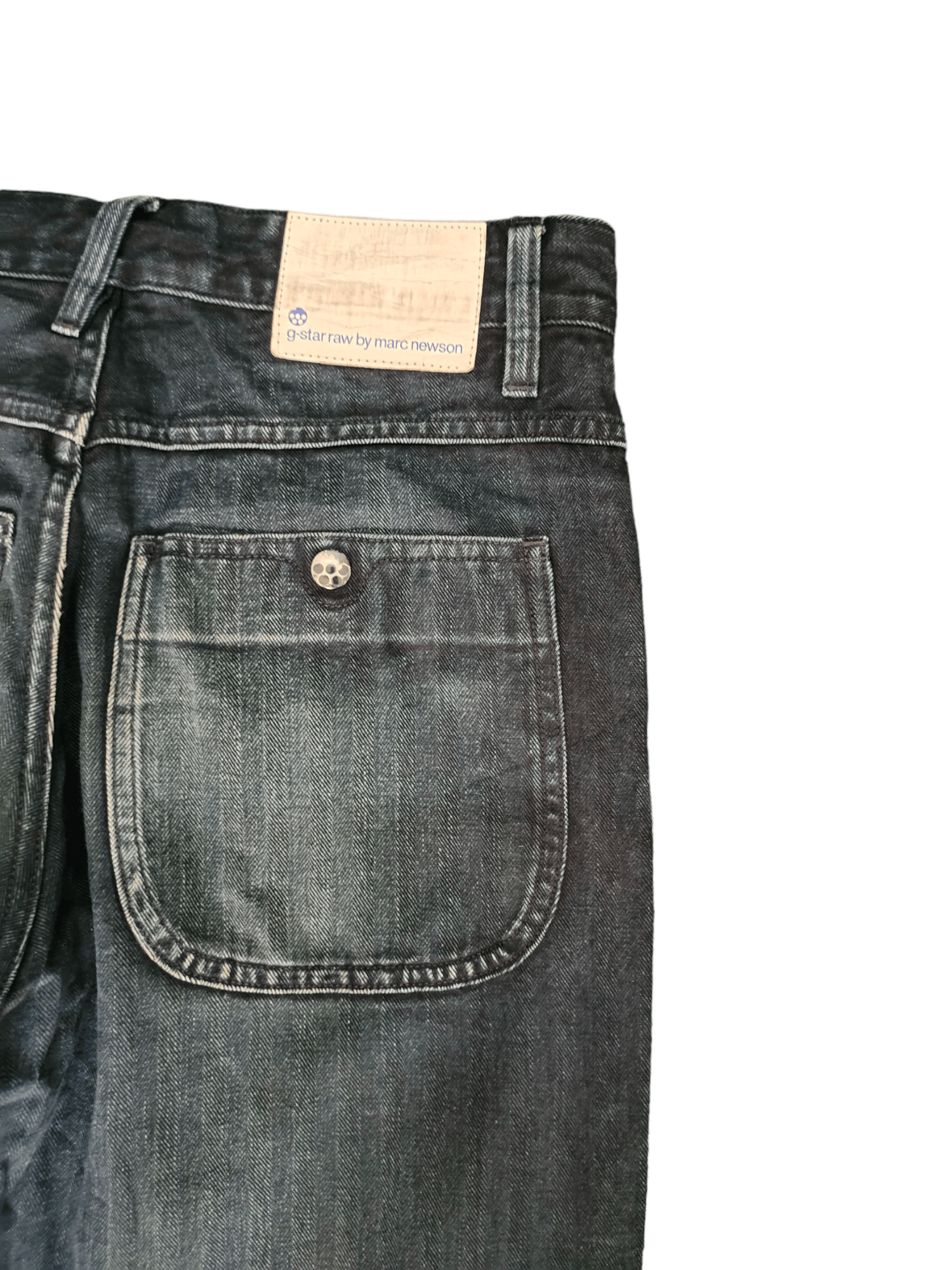 G-Star × Marc Newson G-Star Raw By Marc Newson Hbt Clawmark Selvedge Denim Pants Size US 30 / EU 46 - 8 Thumbnail