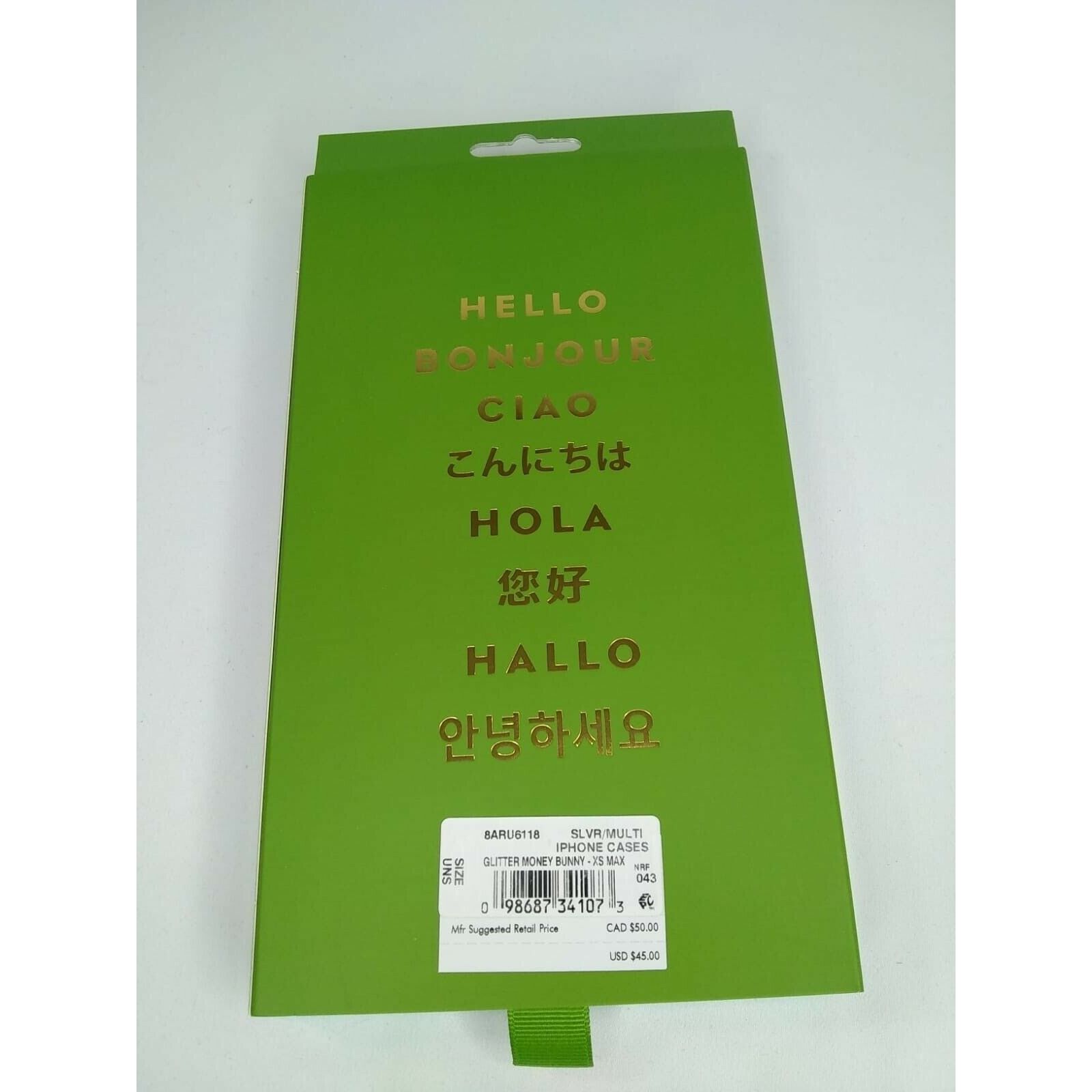 Kate Spade kate spade new york Glitter Monkey Bunny iPhone XS Max Case Size ONE SIZE - 10 Thumbnail