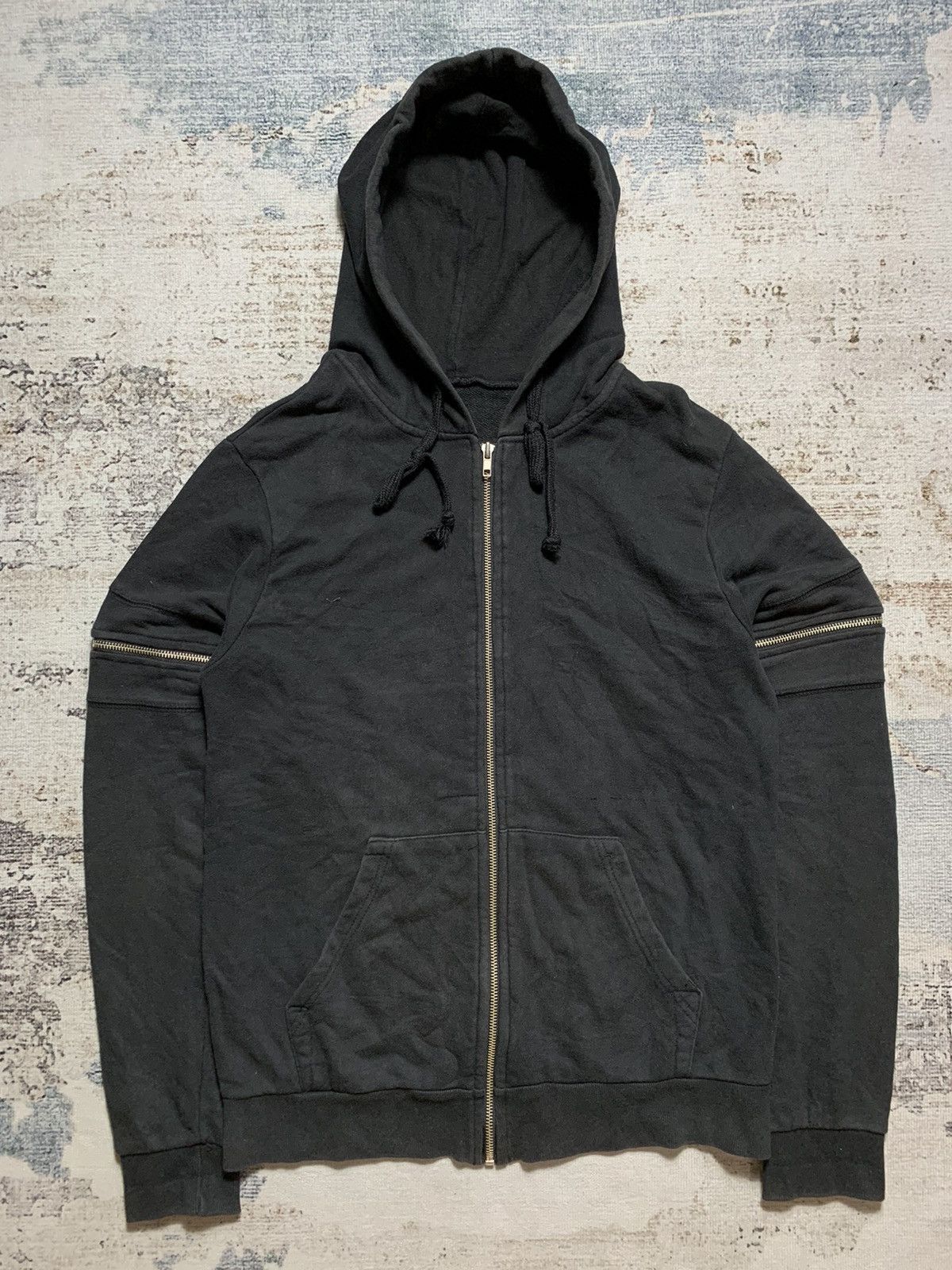 14th Addiction × KMRii × Yasuyuki Ishii Gothic style Multi Zipper Hoodie Undefined Size US M / EU 48-50 / 2 - 1 Thumbnail