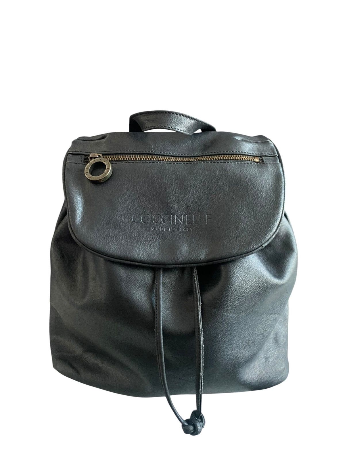 Brunello Cucinelli Archive Italian Designer Leather Backpack COCCINELLE Rare Size ONE SIZE - 1 Thumbnail