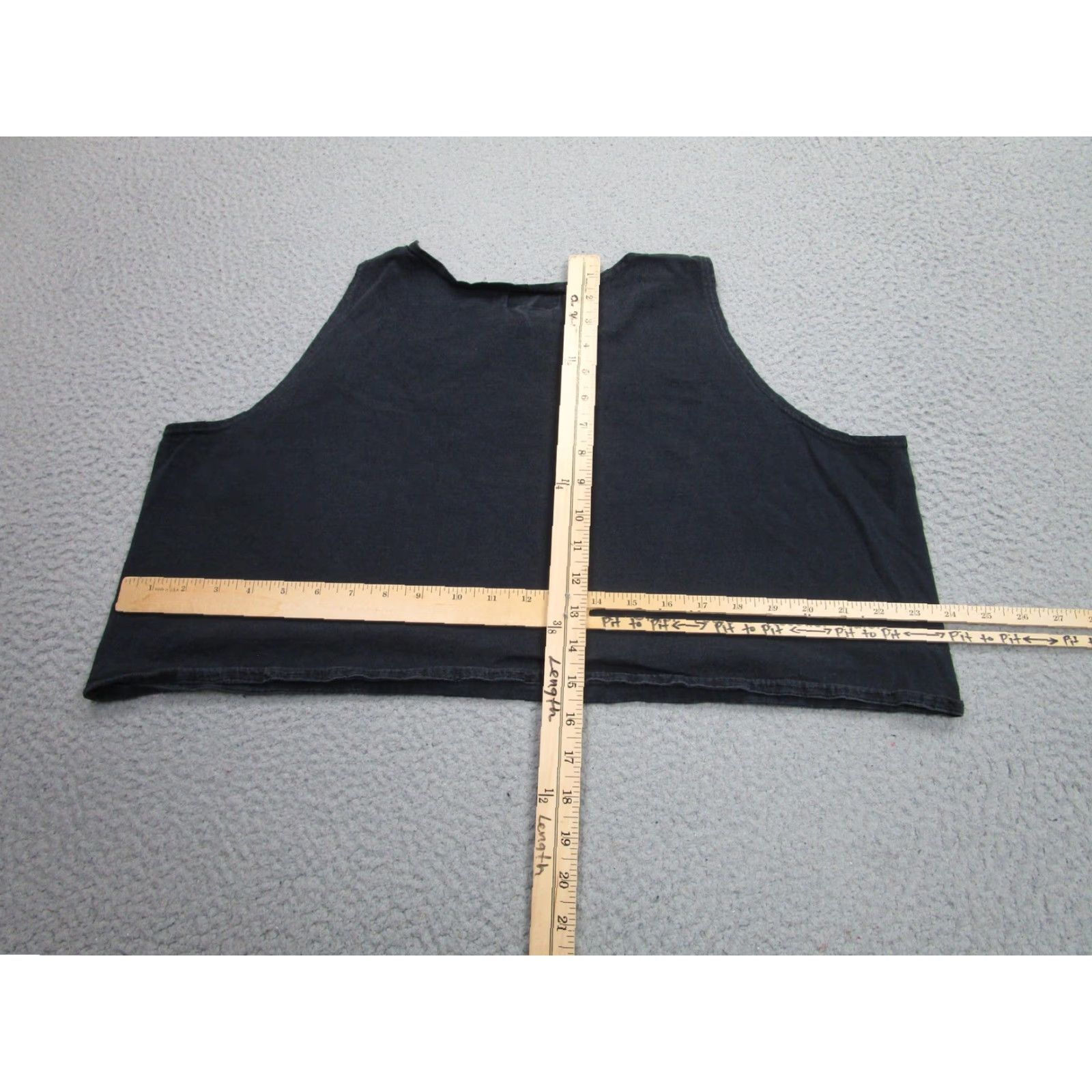 Vintage VINTAGE B.U.M. Equipment Tank Top Womens Large Black Cropped 100% Cotton 90s Size L / US 10 / IT 46 - 7 Thumbnail