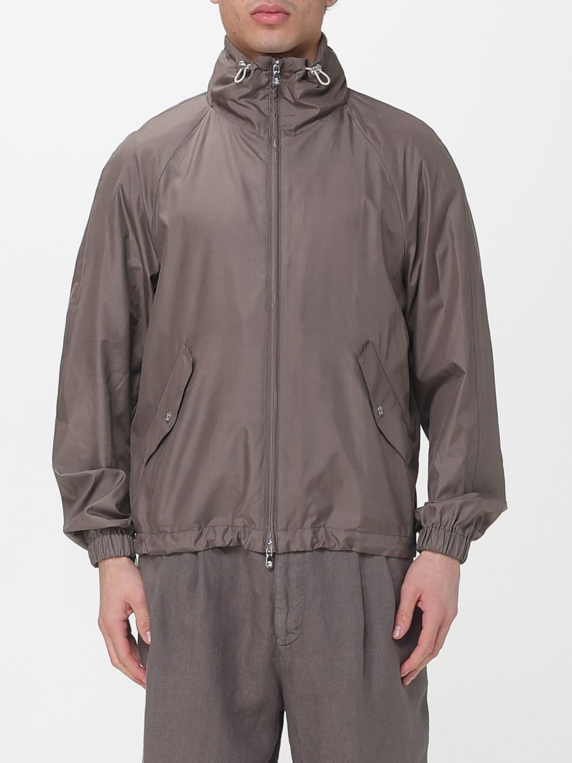 Brunello Cucinelli Brunello Cucinelli Jacket Men Brown Size US XL / EU 56 / 4 - 1 Thumbnail