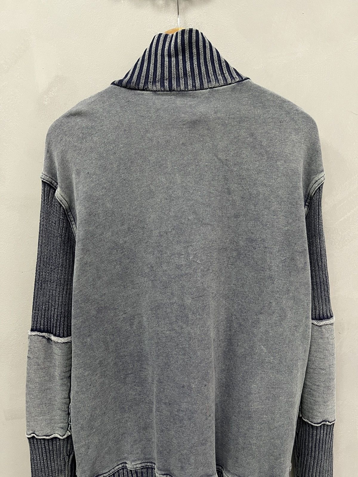 Diesel Diesel style washed zip sweater y2k style kapital japan Size US XL / EU 56 / 4 - 8 Thumbnail