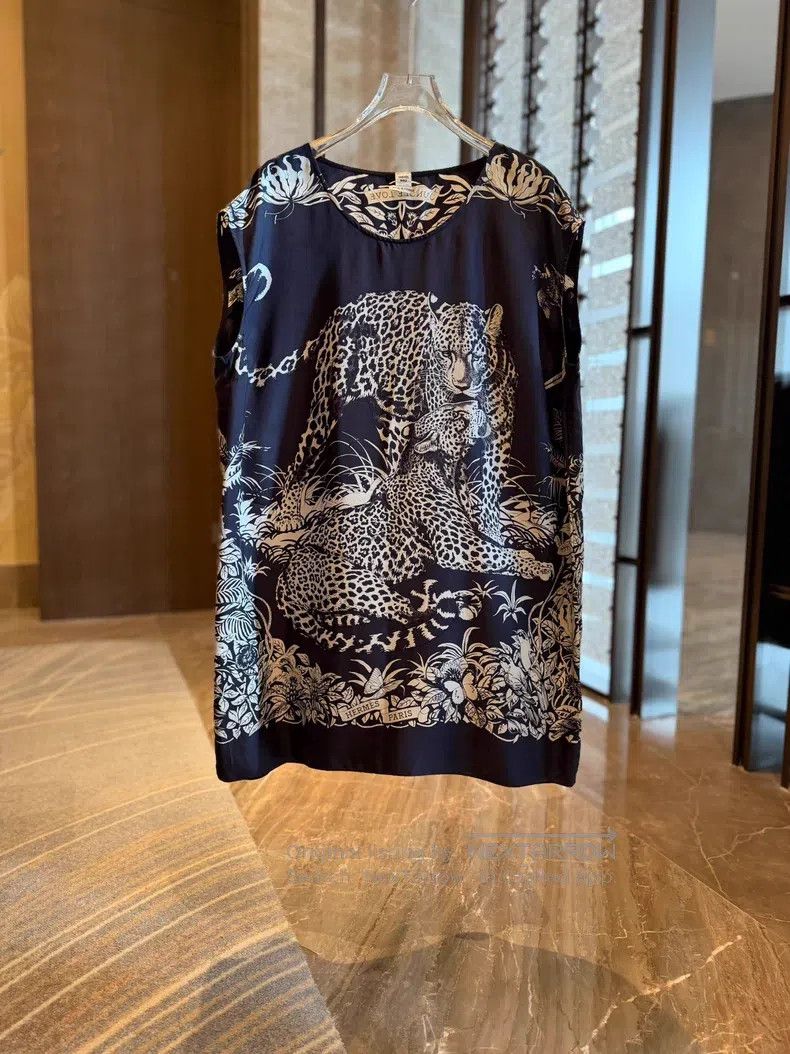 Hermes Hermes JUNGLE LOVE Leopard Print Dress Size S / US 4 / IT 40 - 1 Thumbnail