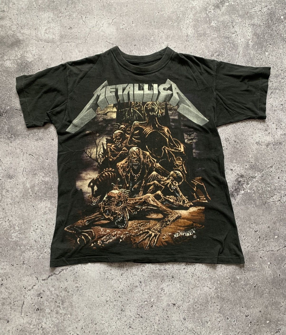 Metallica 🔥VINTAGE 90s METALLICA RIDE THE LIGHT EMPYRE TEE SIGLE STITC Size US M / EU 48-50 / 2 - 3 Thumbnail