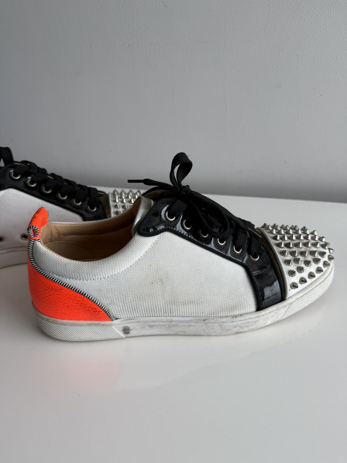 Christian Louboutin Christian Louboutin Louis Junior Spikes Low Top Sneakers Size US 10 / EU 43 - 7 Thumbnail