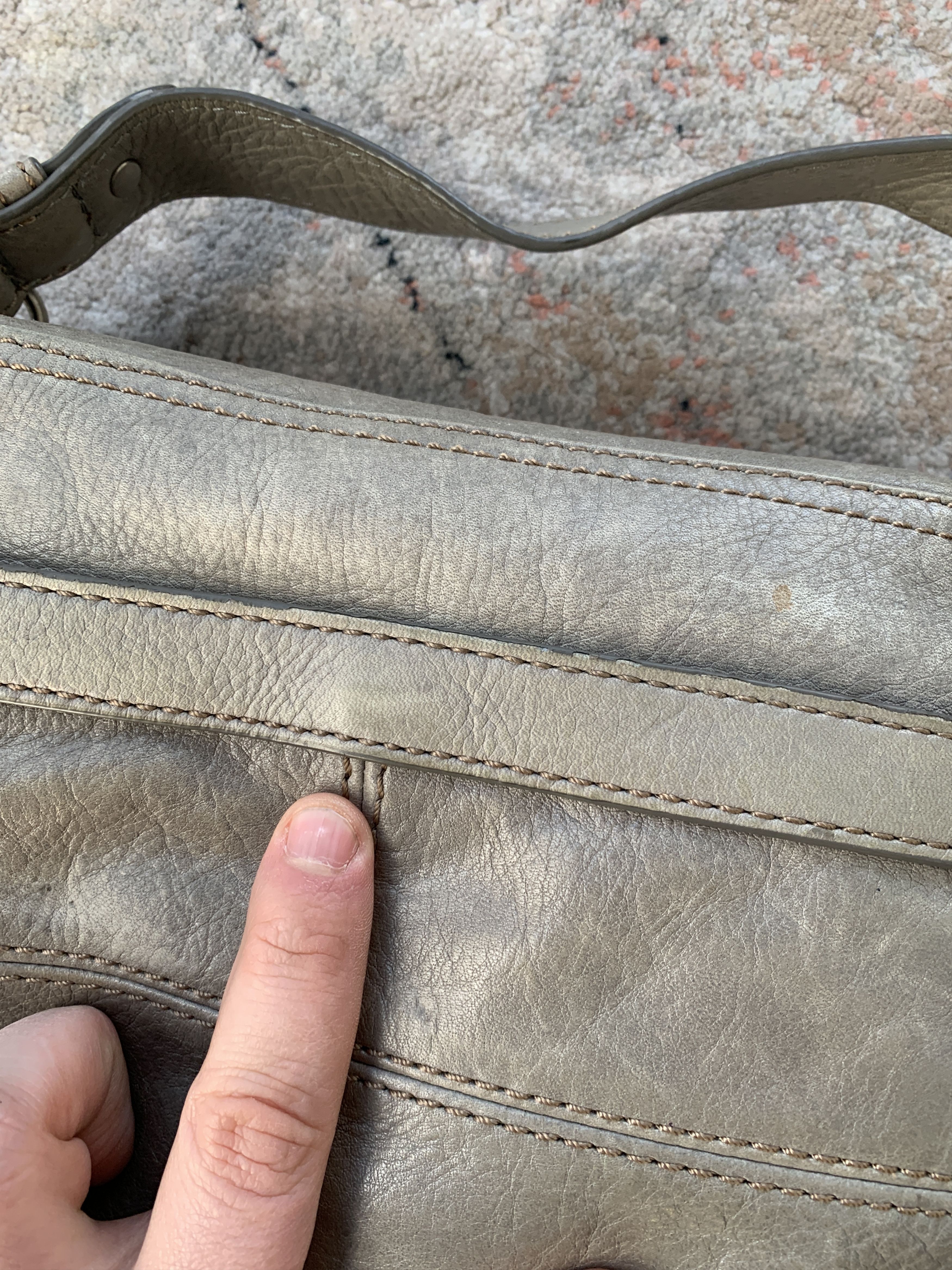 Fossil × Leather × Vintage Fossil Vintage Leather Bag Size ONE SIZE - 6 Thumbnail