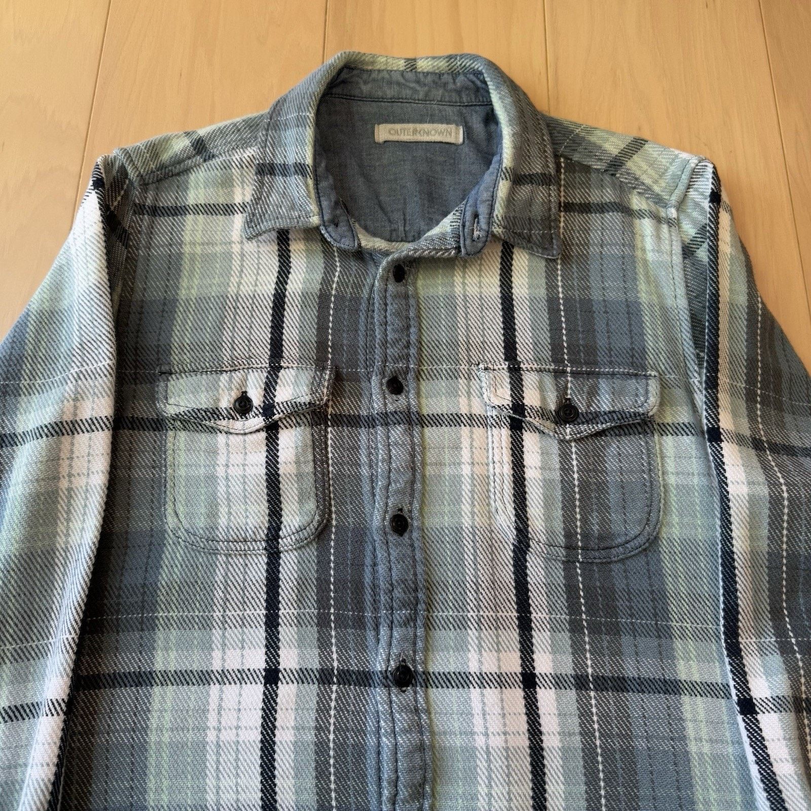 Outerknown Outerknown Blanket Shirt Small Blue Multicolor Heavy Cotton Size US S / EU 44-46 / 1 - 3 Thumbnail