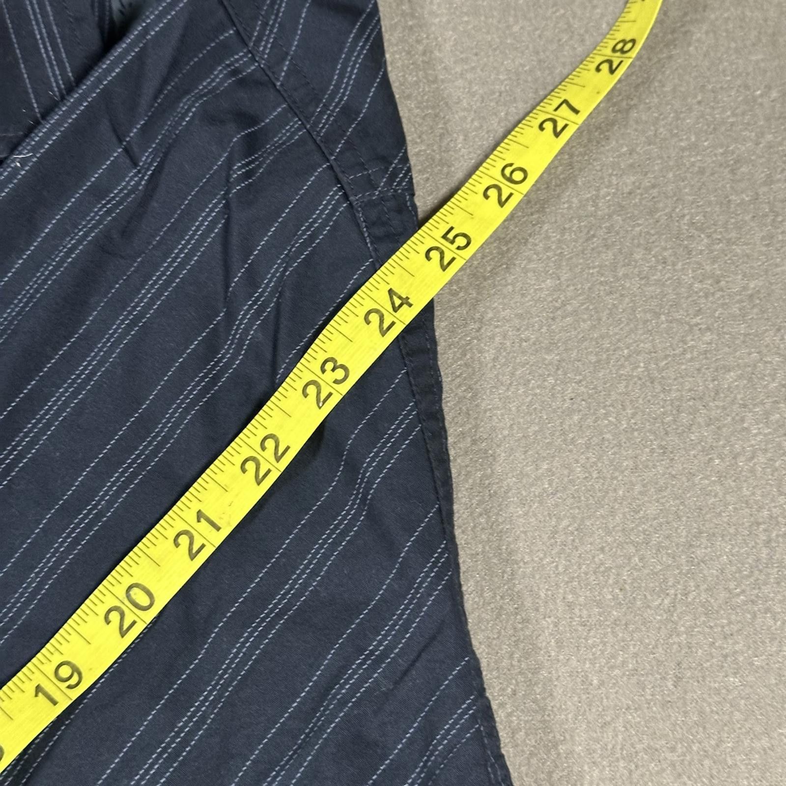 Other y2k Men button up M Navy Blue Graphic Embroidered pinstripe Size US XL / EU 56 / 4 - 9 Thumbnail