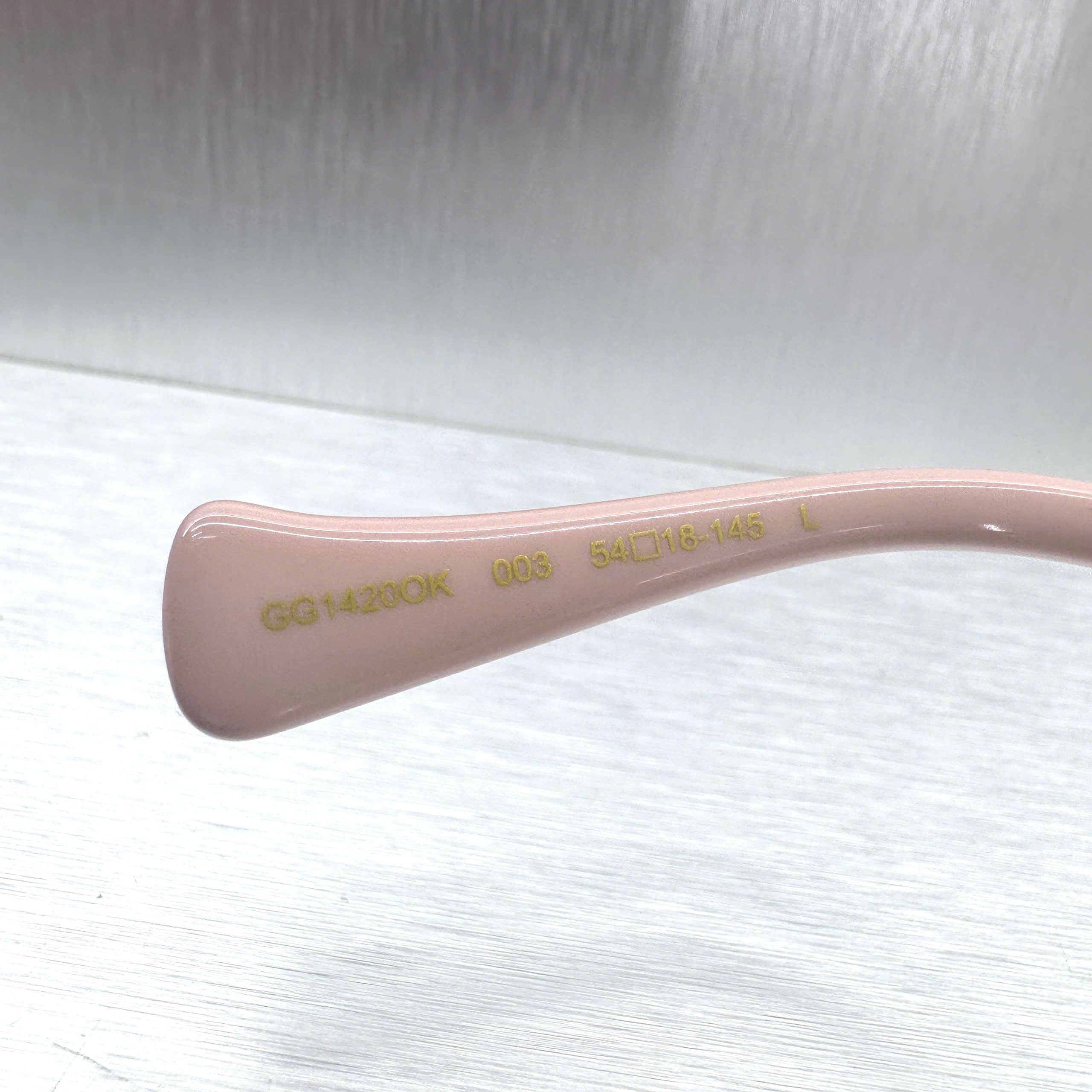 Gucci GUCCI GG1420OK 003 Eyeglasses GOLD Size ONE SIZE - 9 Thumbnail