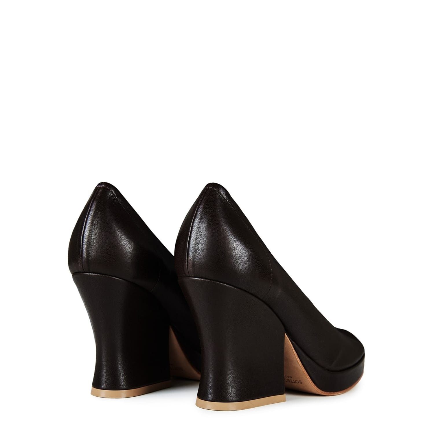 Bottega Veneta Bottega Veneta Block Heel Stack Pumps in Neutral Size US 5.5 / IT 35.5 - 6 Thumbnail